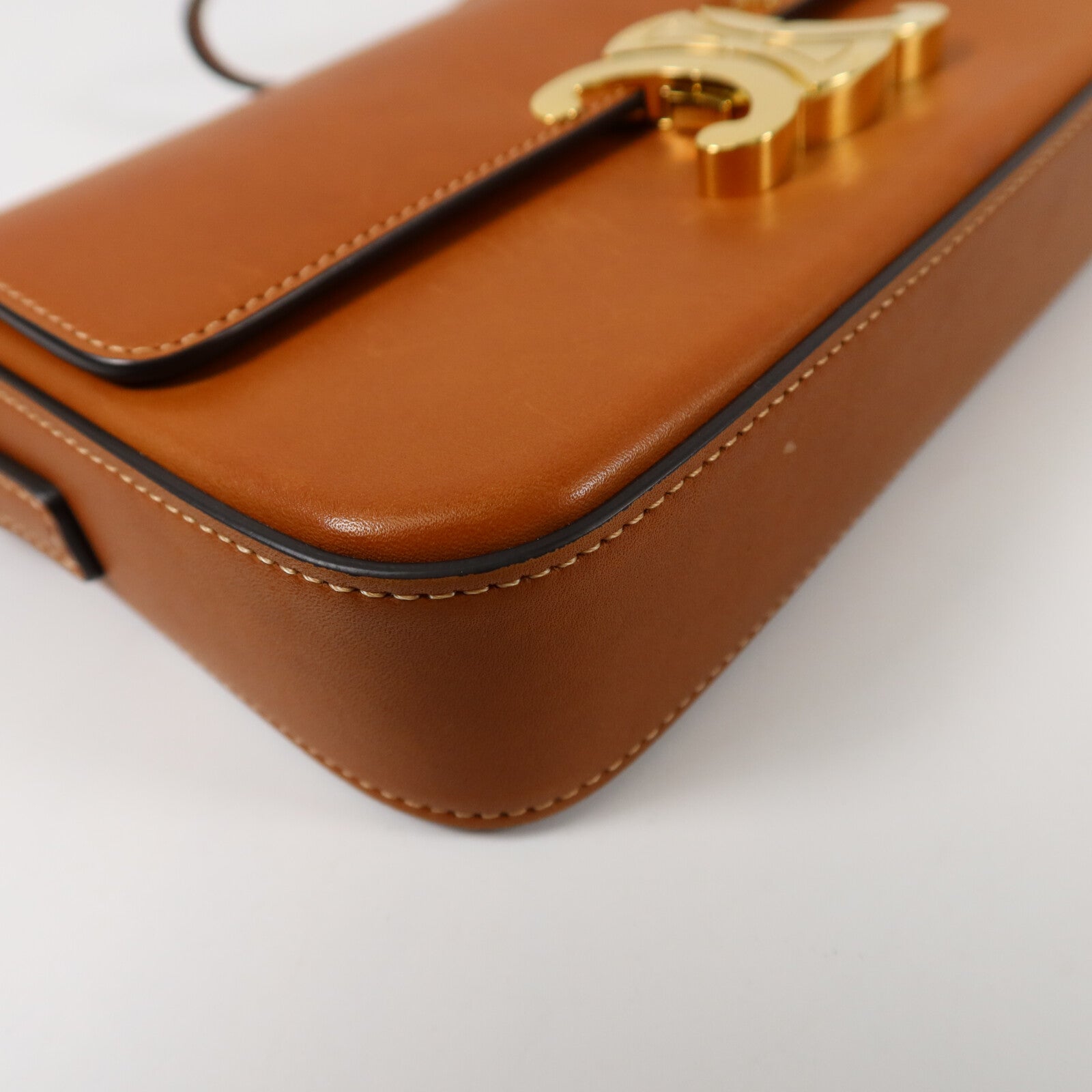 CELINE 牛皮皮革Caude肩背袋