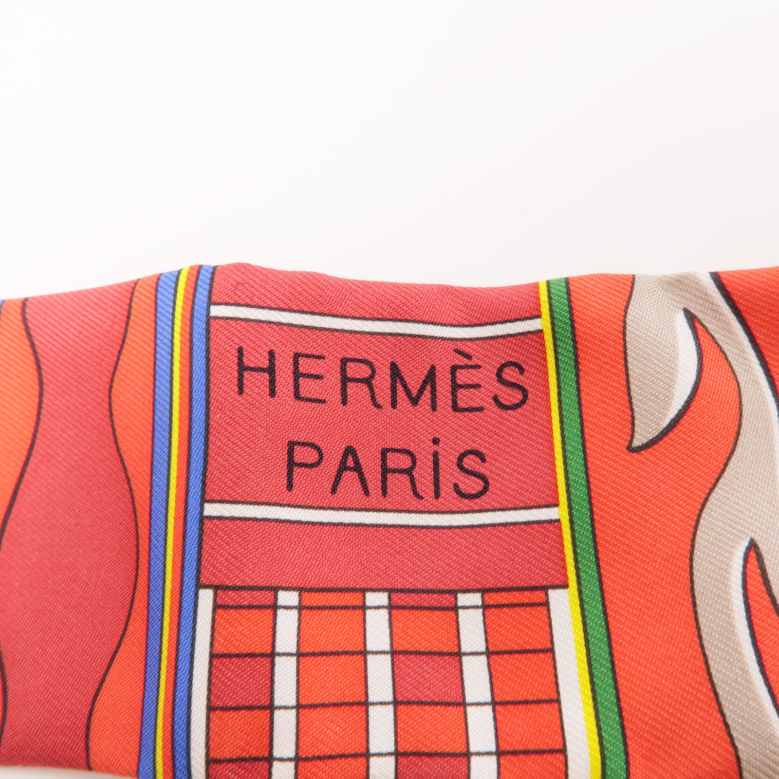 HERMES 絲質Twilly絲巾