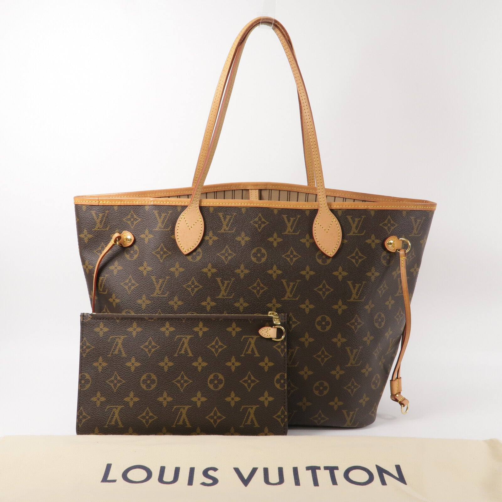 LOUIS VUITTON Monogram Neverfull MM手挽袋