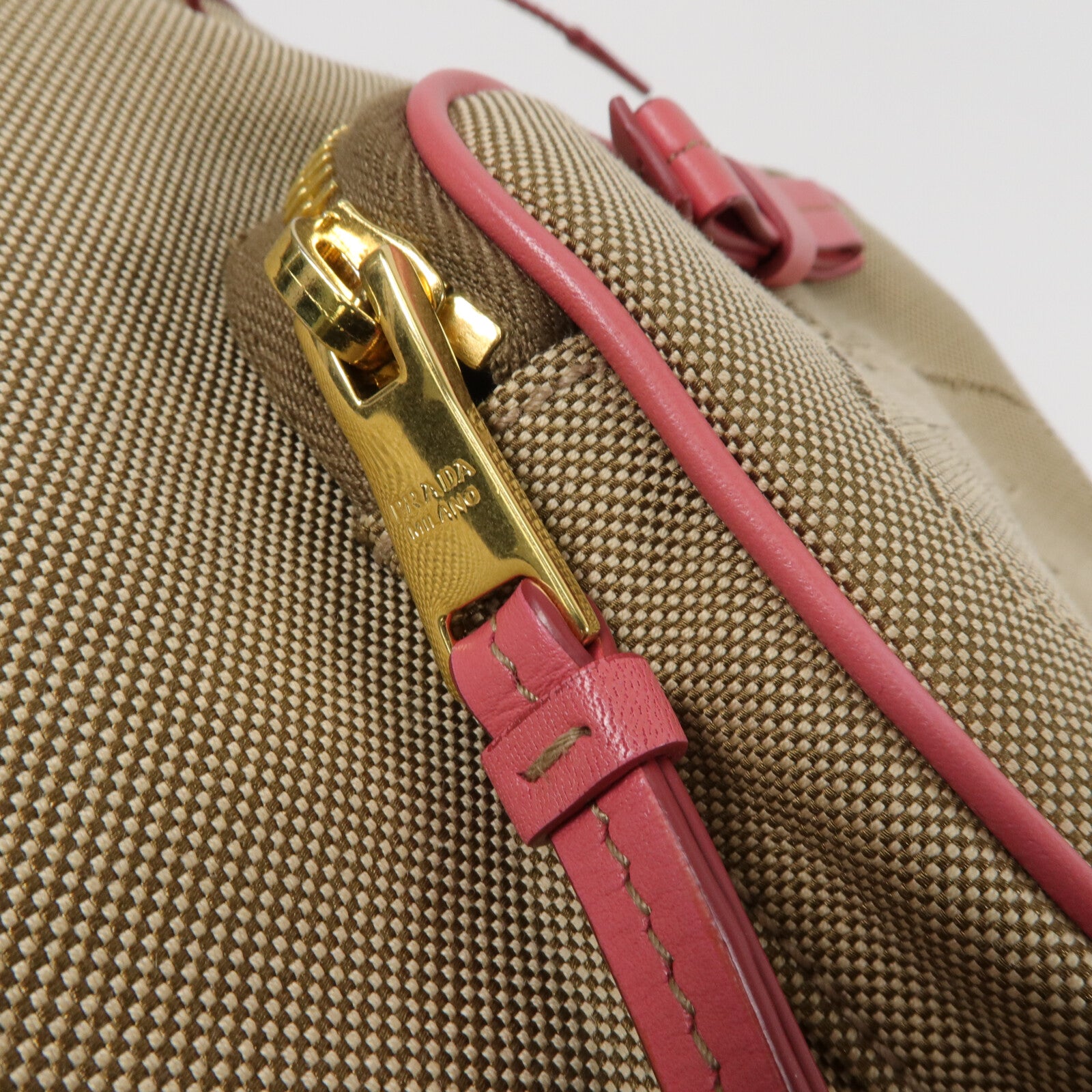 PRADA 帆布Mini Bucket手挽肩背兩用袋