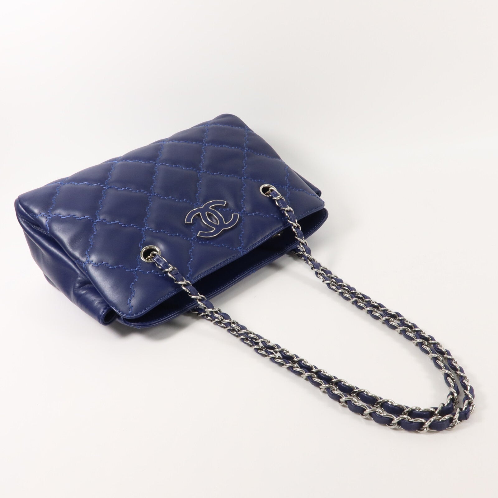 CHANEL 牛皮皮革Shoulder Bag鏈帶肩背袋