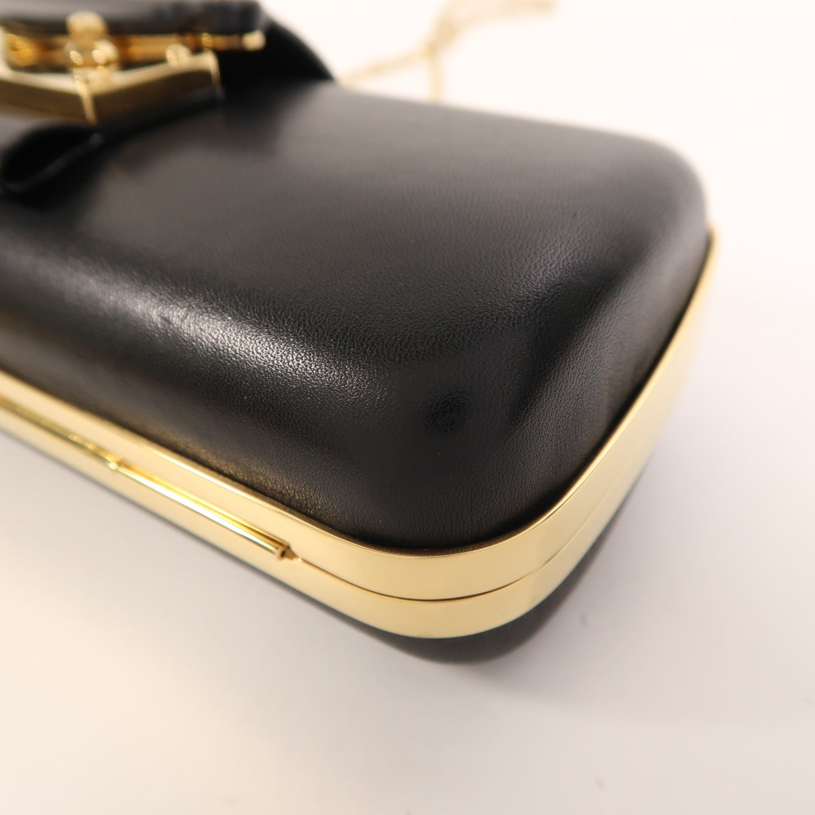 LOUIS VUITTON 【激減優惠】牛皮皮革Chain Shoulder金扣鏈帶肩背袋