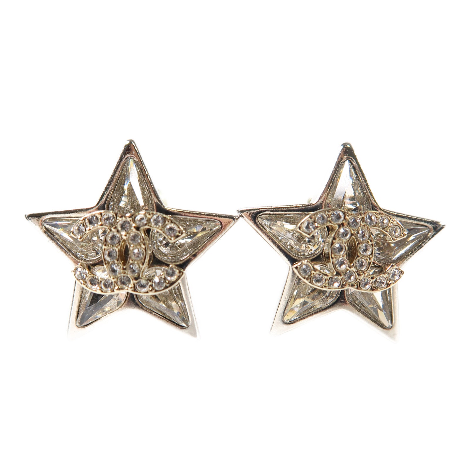 CHANEL 金屬Earrings耳環金色
