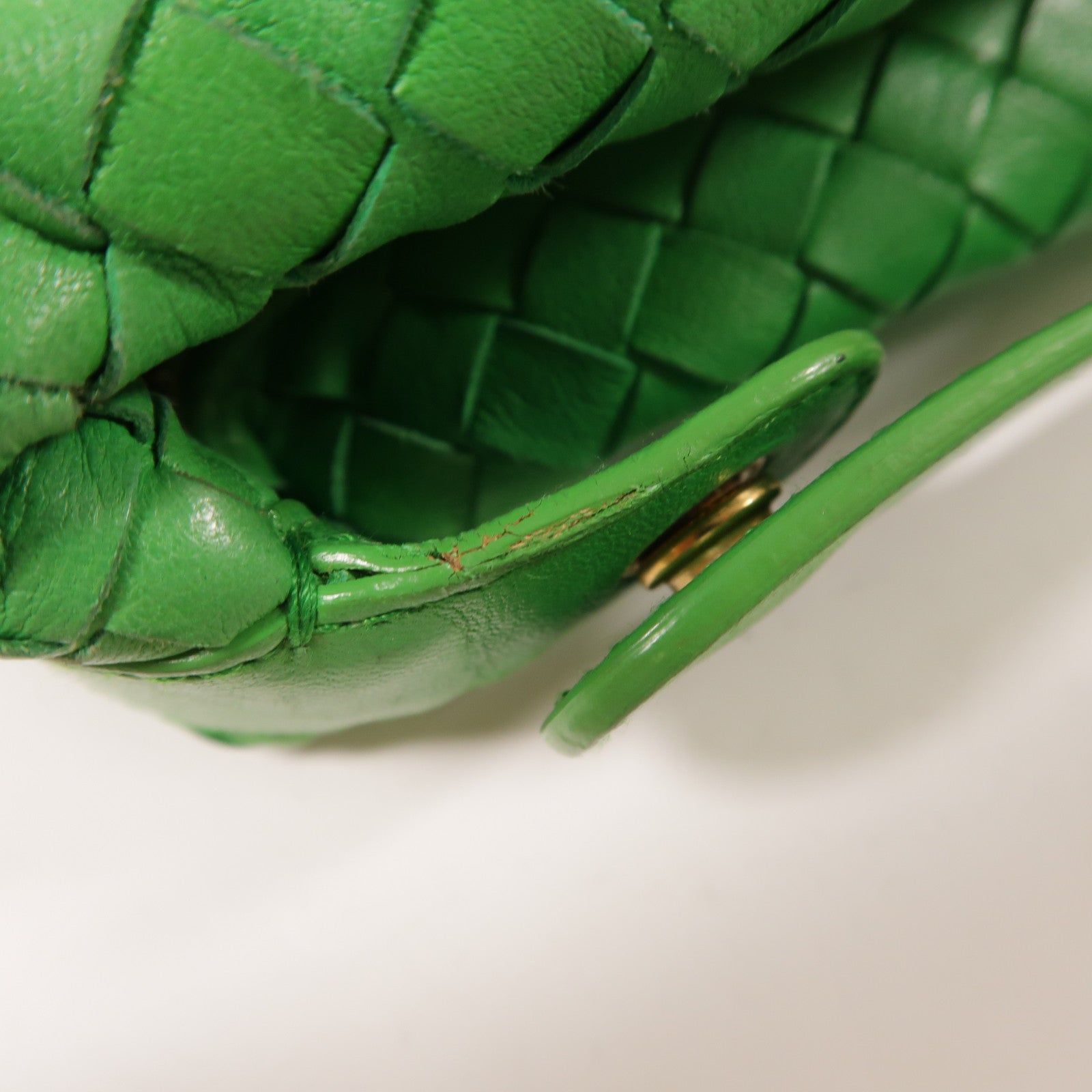 BOTTEGA VENETA 牛皮皮革Hand Bag金扣手挽袋