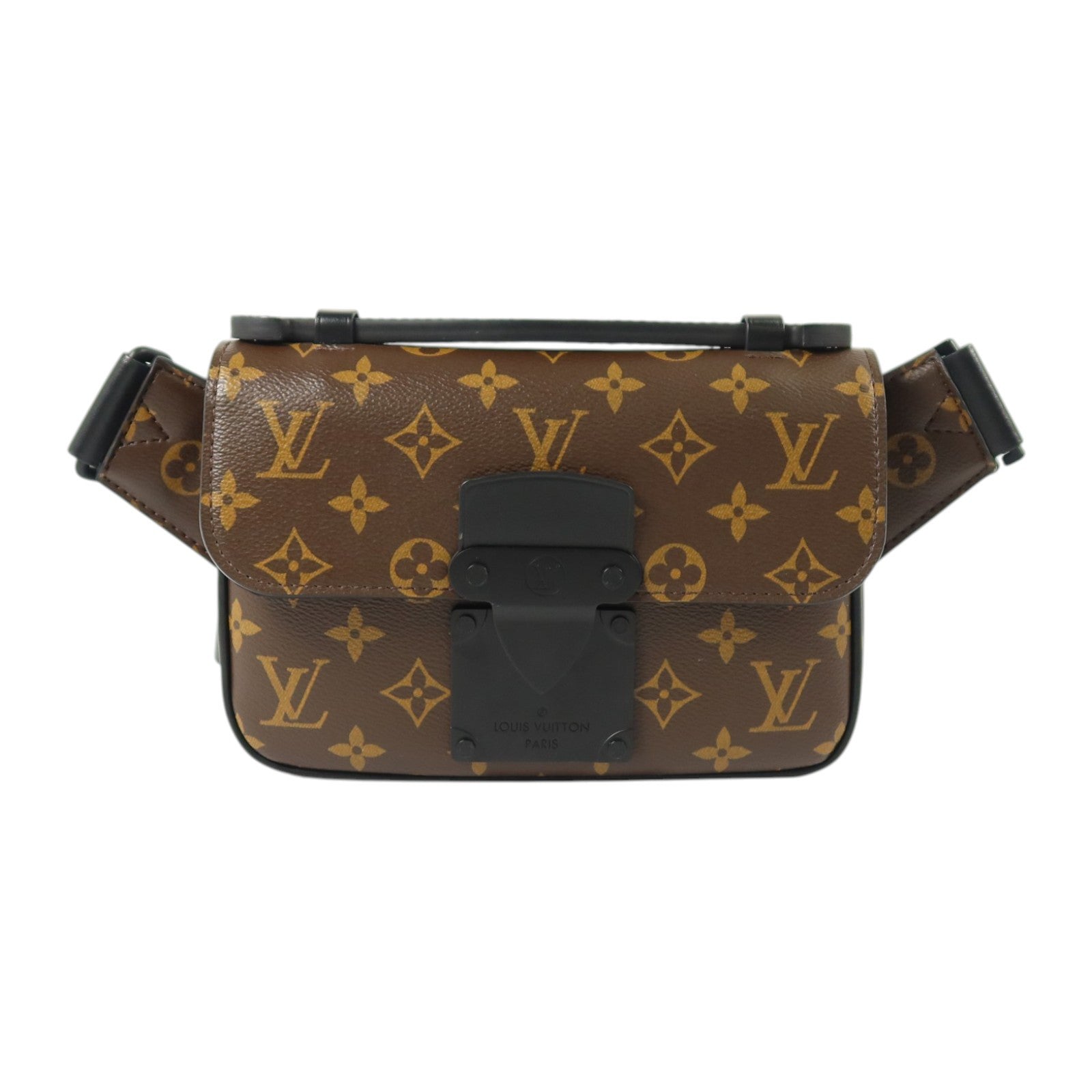 LOUIS VUITTON Monogram S Lock Messenger肩背袋