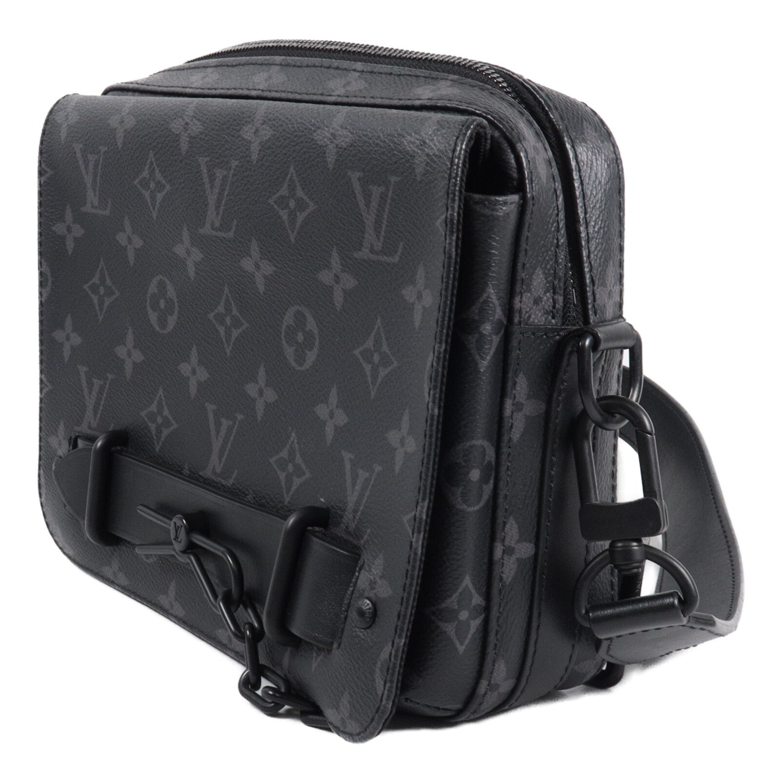 LOUIS VUITTON Monogram Eclipse Steamer肩背袋