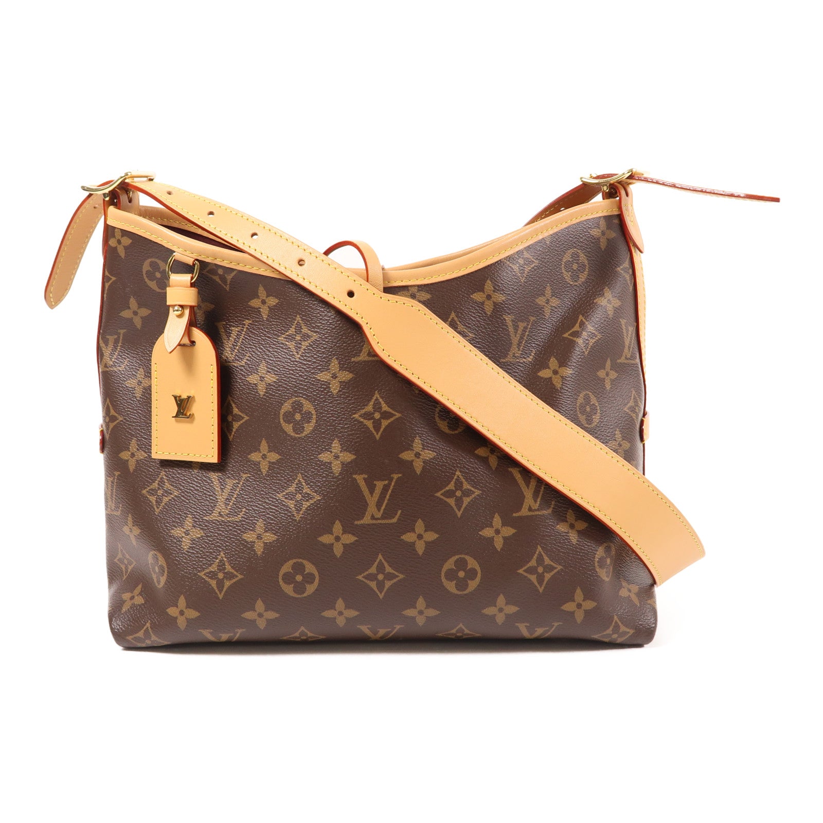 LOUIS VUITTON Monogram Carry All PM金扣肩背袋