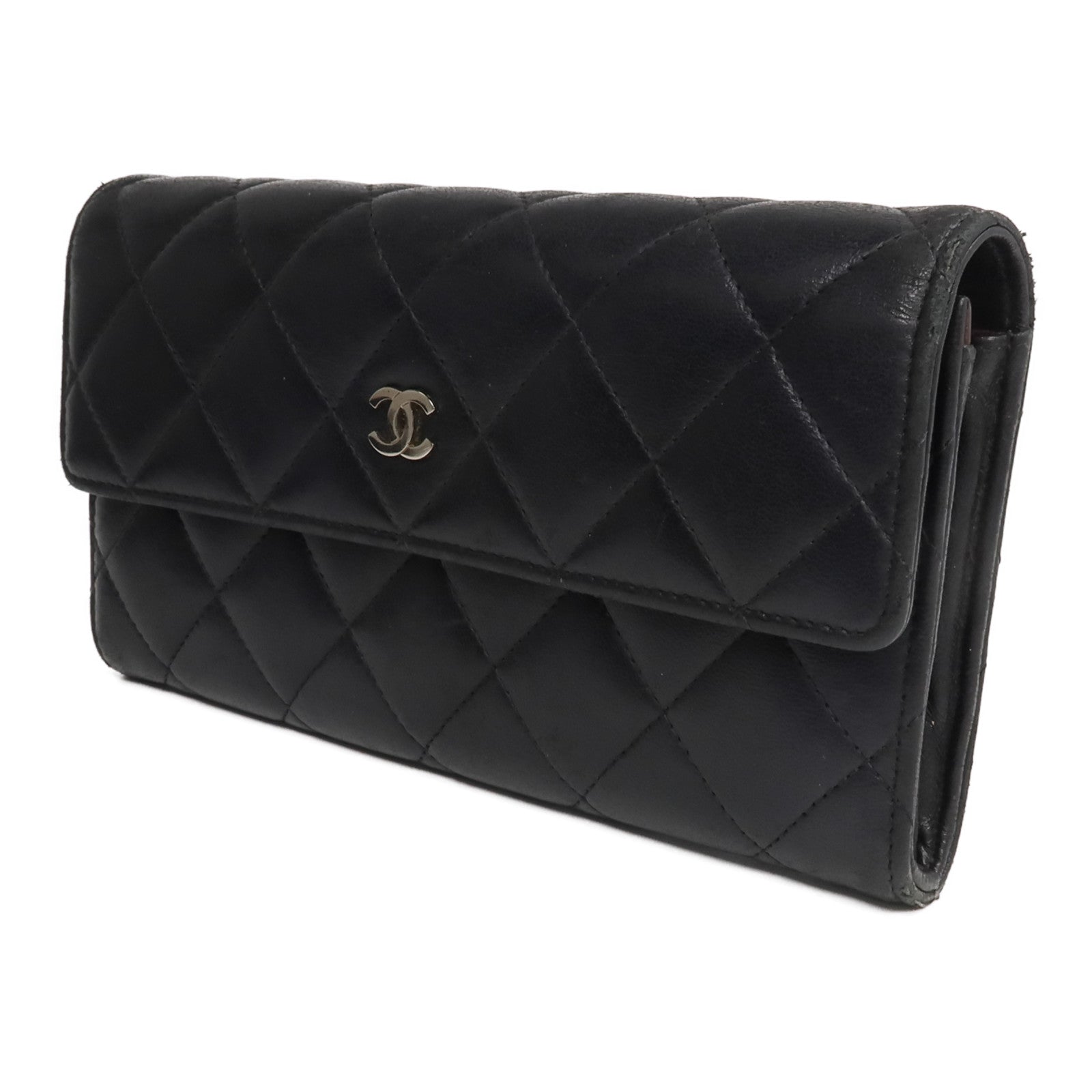 CHANEL 羊皮皮革Classic Long Wallet長錢包