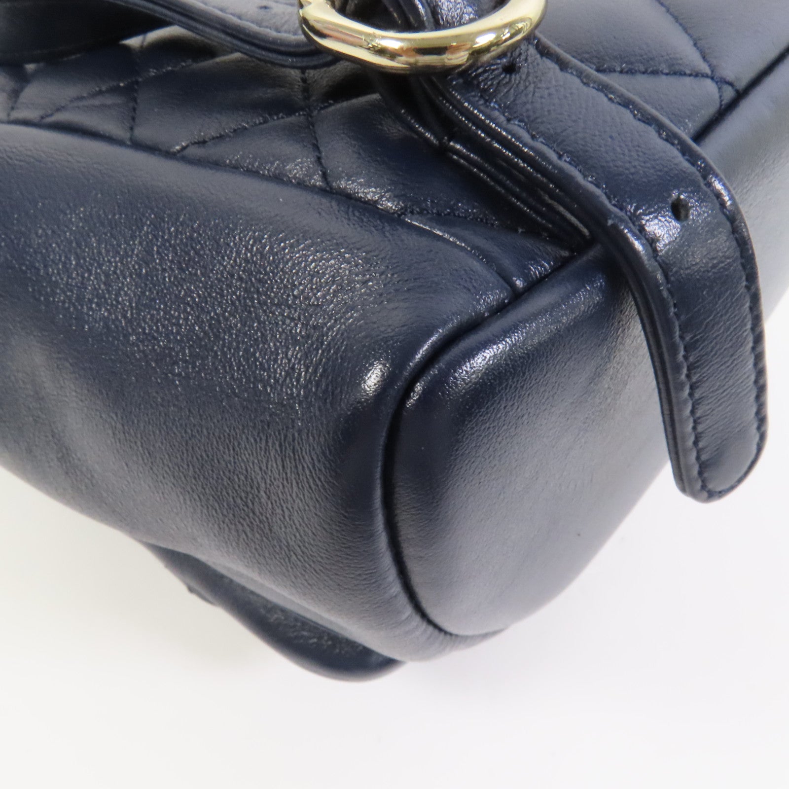 CHANEL 牛皮皮革Duma金扣鏈帶肩背袋背包