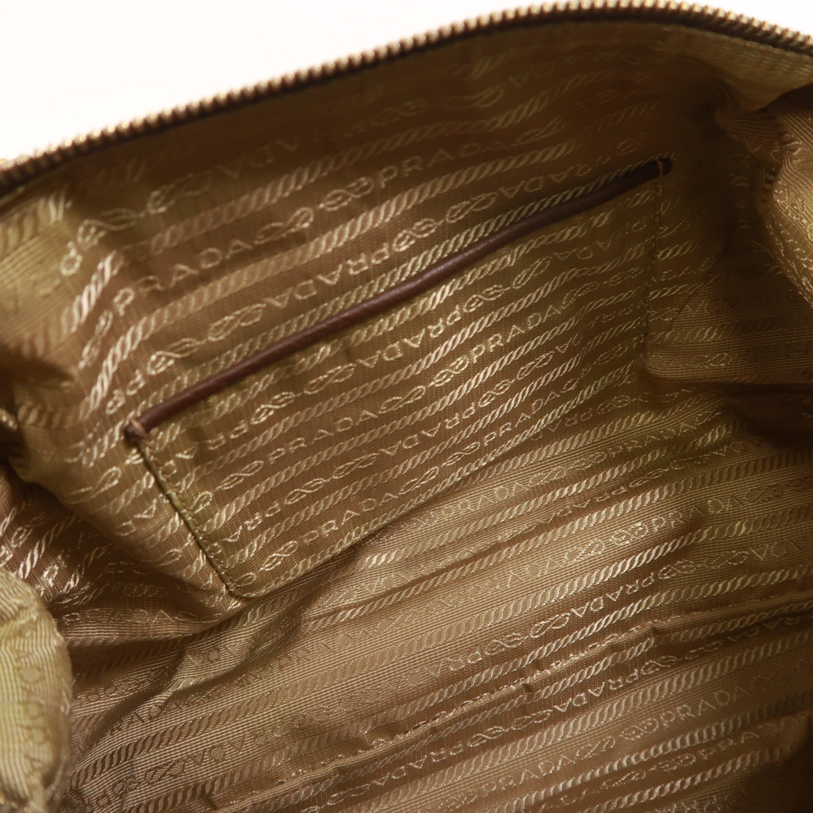 PRADA 帆布Shoulder Bag金扣肩背袋