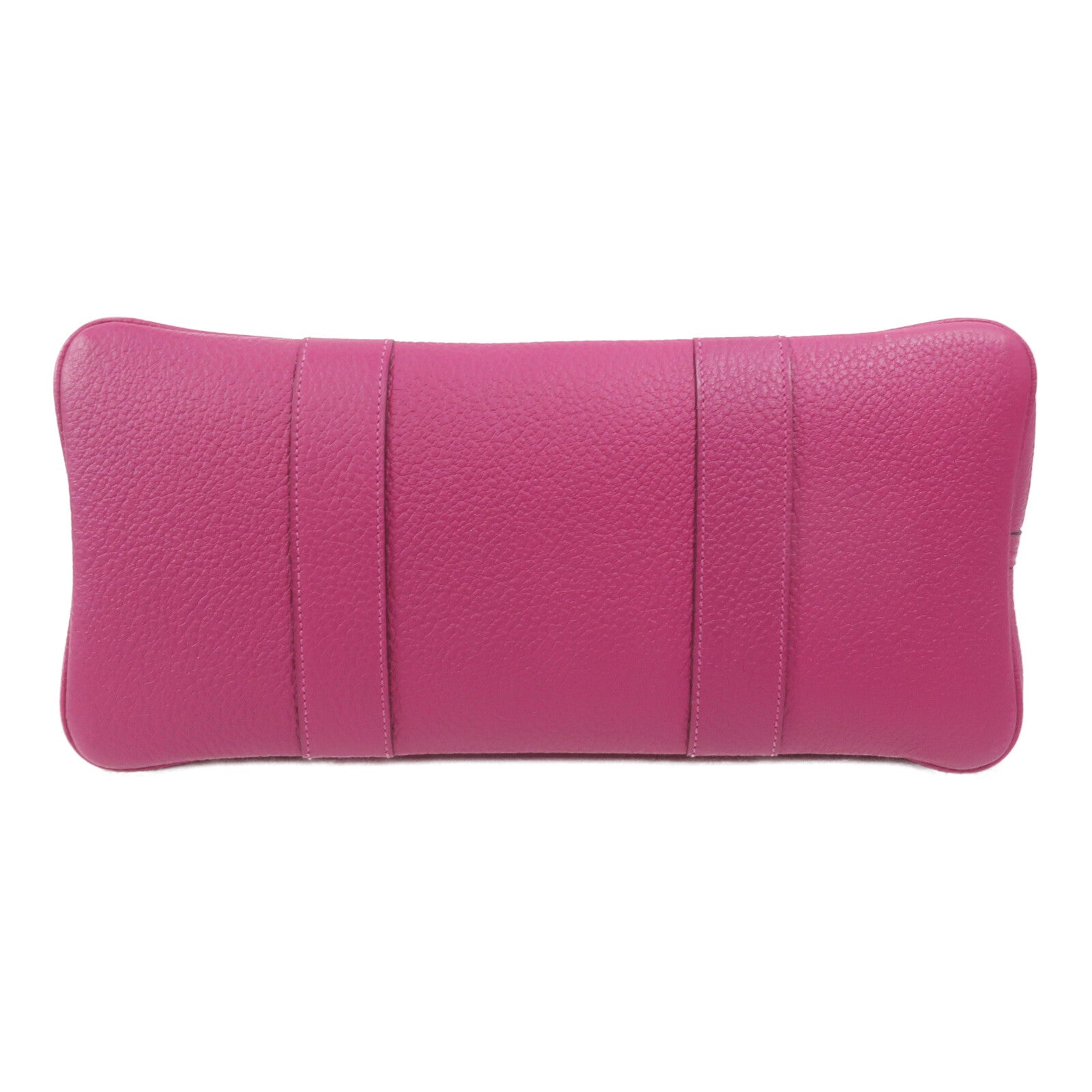 HERMES 帆布Garden Party PM手挽袋Rose Pourpre