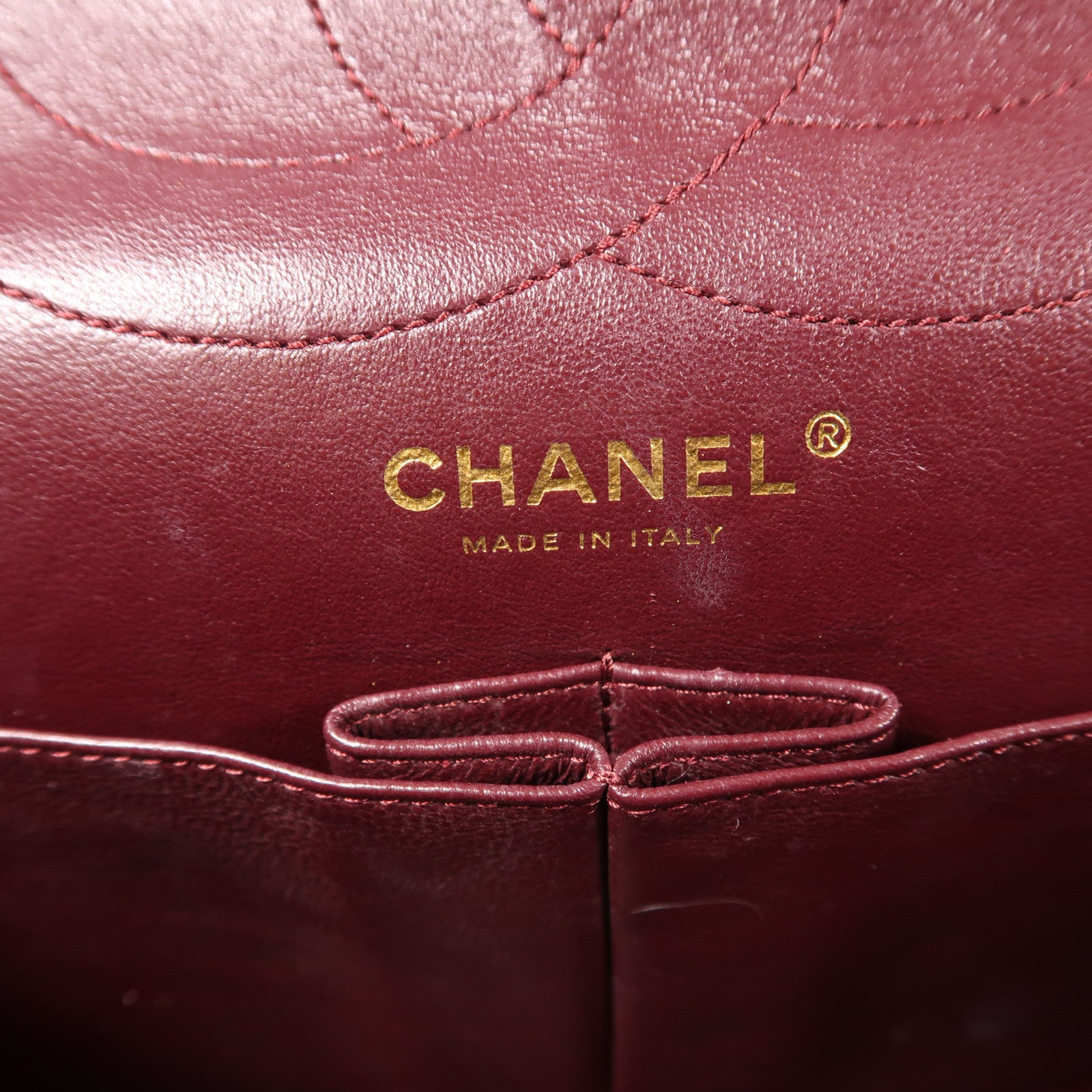 CHANEL 【激減優惠】牛皮皮革2.55鏈帶肩背袋
