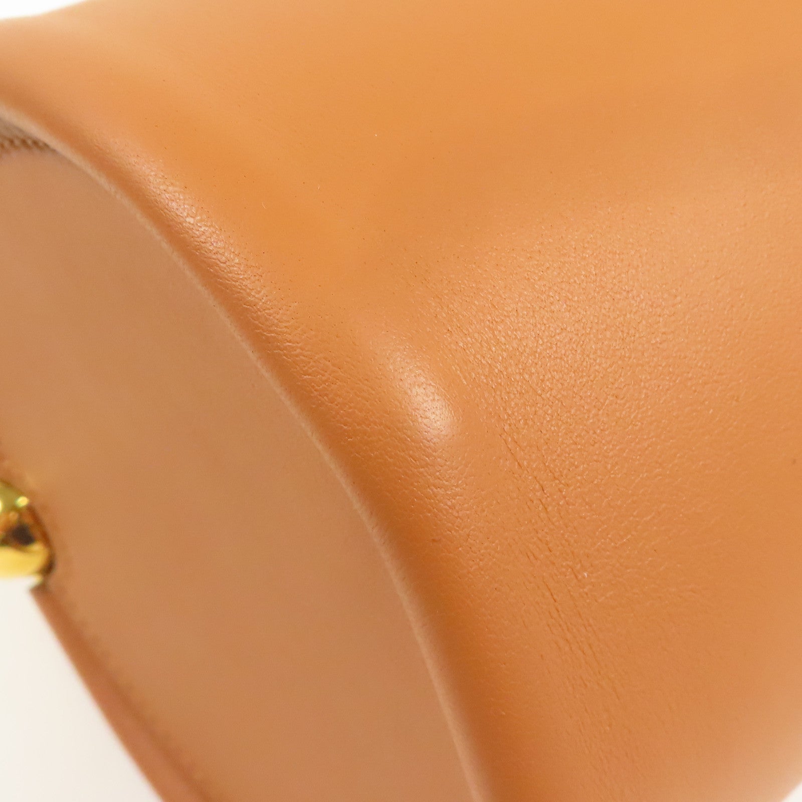 HERMES Swift皮革Maximors金扣肩背袋Gold
