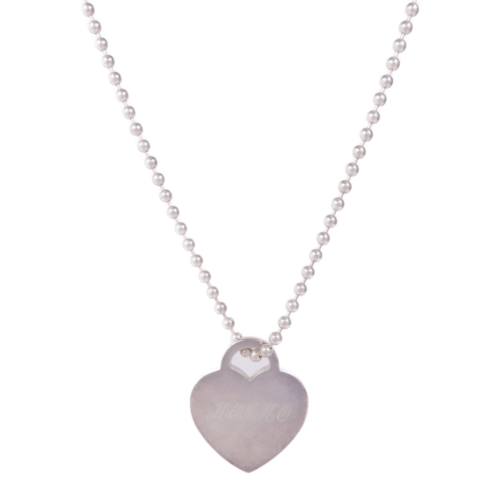 TIFFANY＆CO 925純銀Return to Tiffany Heart Tag Necklace項鍊