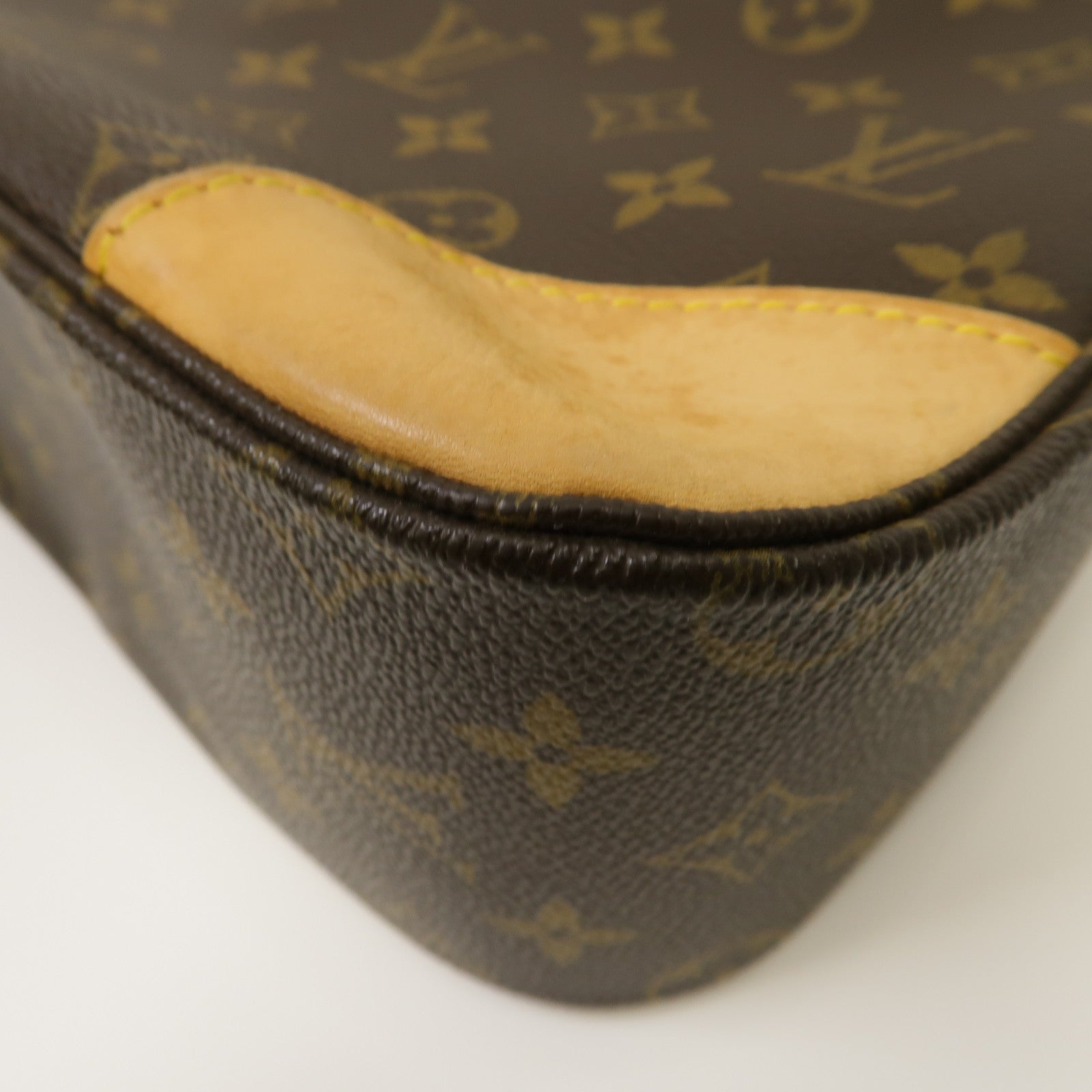 LOUIS VUITTON Monogram Boulogne 30金扣肩背袋啡色