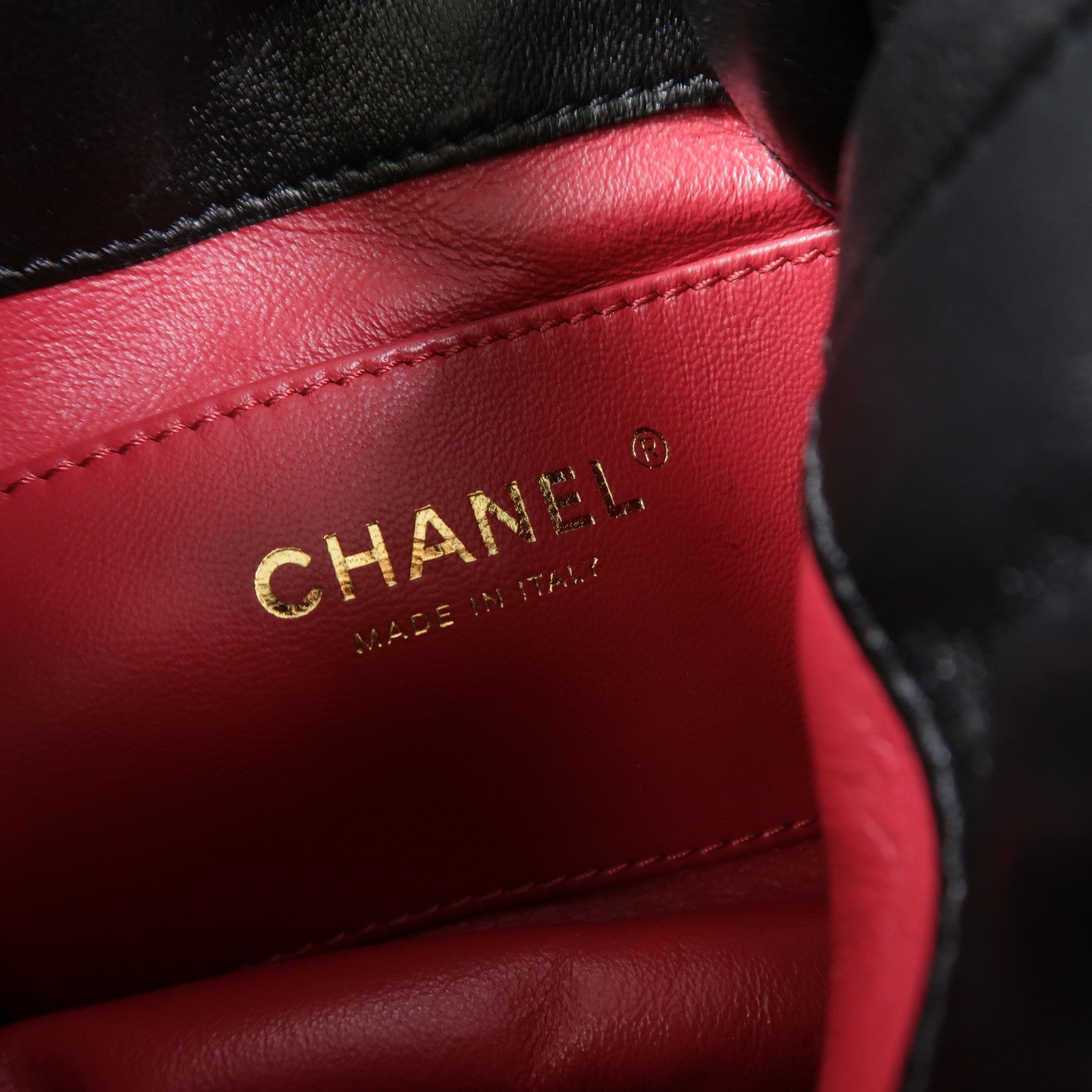 CHANEL 羊皮皮革Bucket Bag手挽肩背兩用袋
