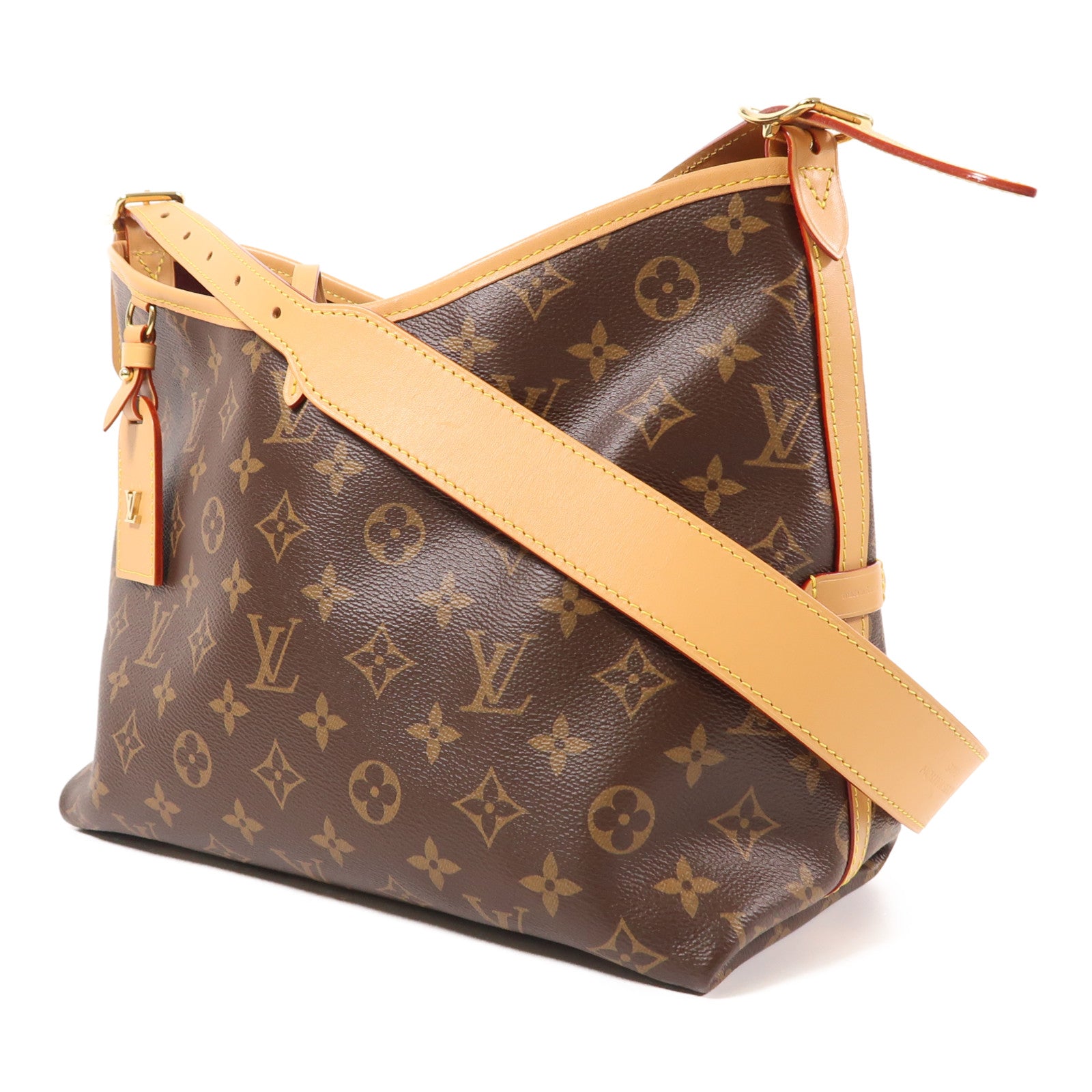 LOUIS VUITTON Monogram Carry All PM金扣肩背袋