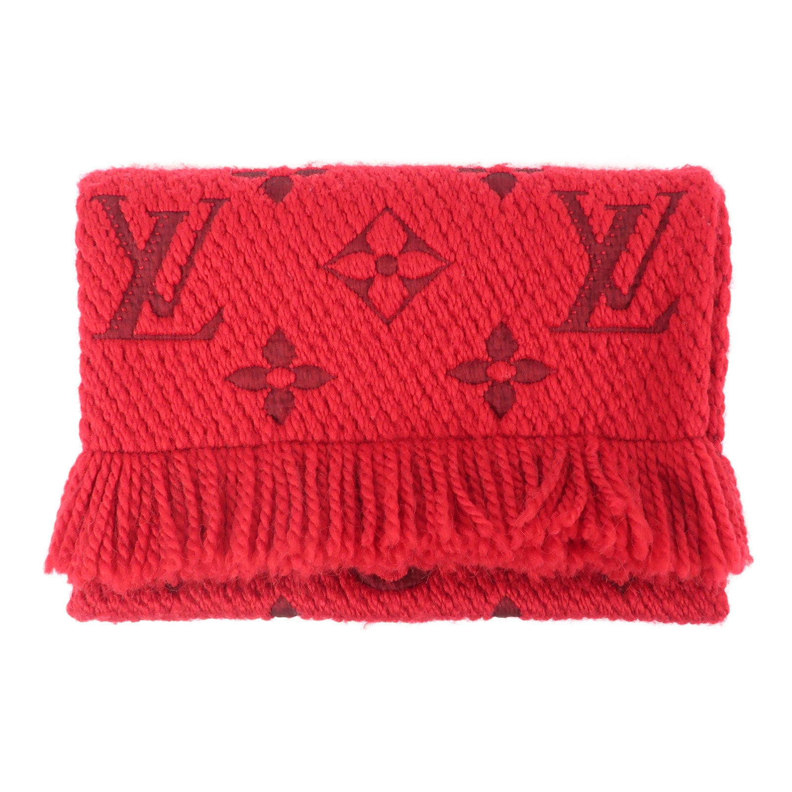 LOUIS VUITTON 羊毛/絲質Scarf圍巾