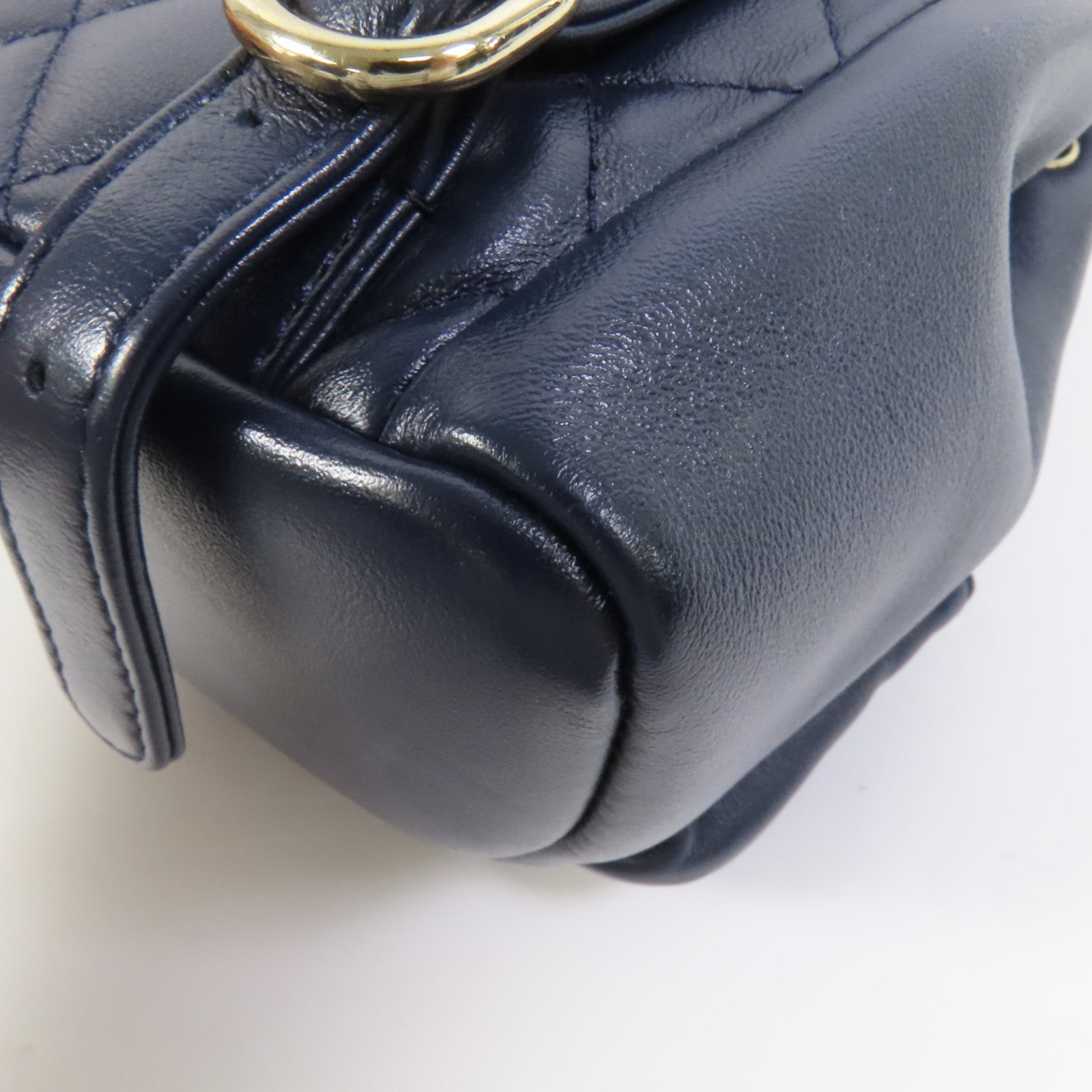 CHANEL 牛皮皮革Duma金扣鏈帶肩背袋背包