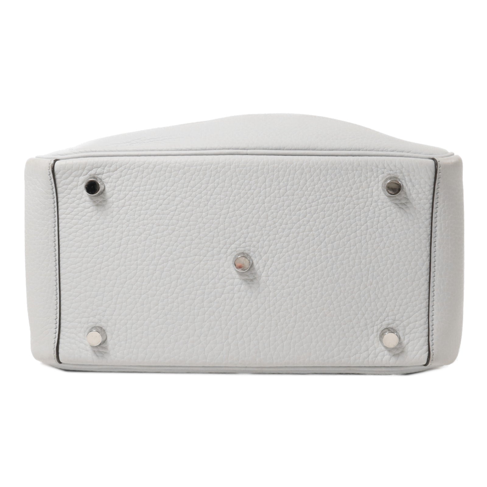 HERMES Clemence皮革Lindy 26手挽肩背兩用袋Bleu Brume