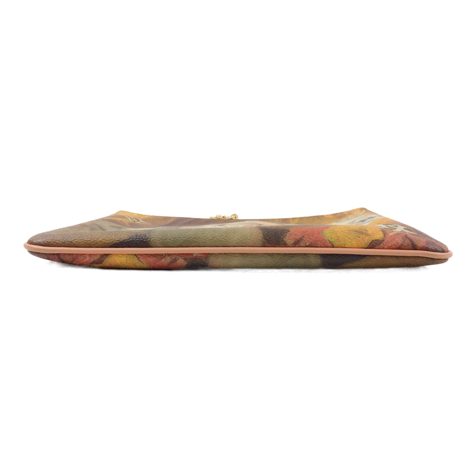 LOUIS VUITTON 牛皮皮革Pochette Plat Fragonard鏈帶肩背袋