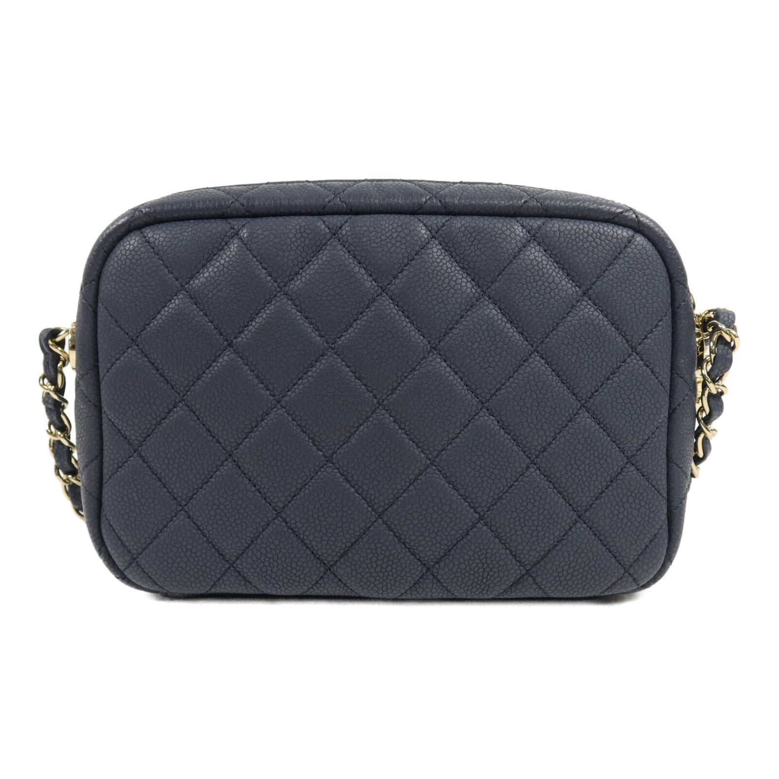 CHANEL 牛皮皮革Camera Bag鏈帶肩背袋