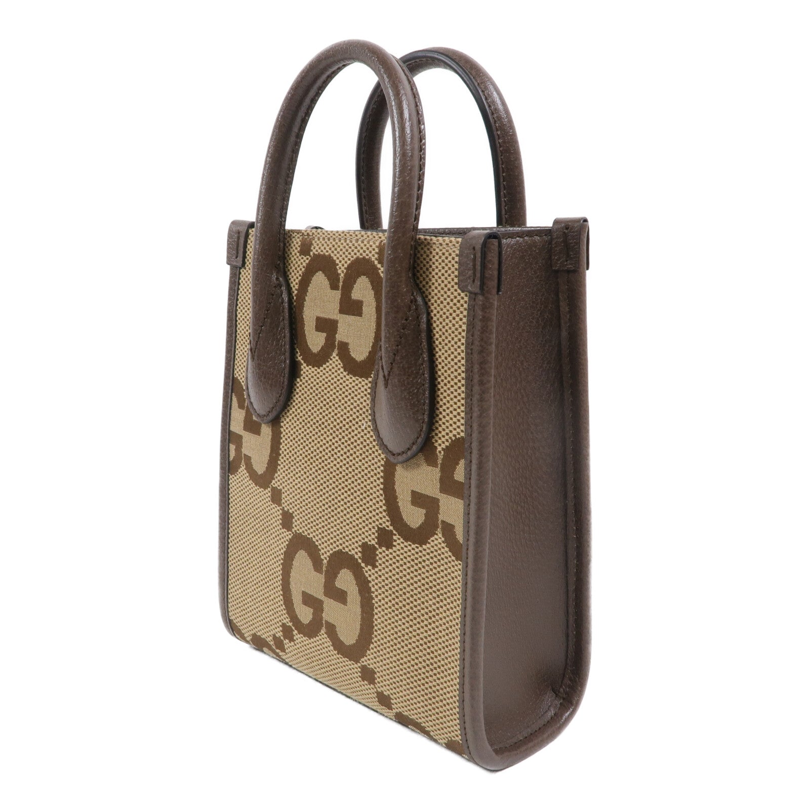 GUCCI 帆布Jumbo GG手挽肩背兩用袋