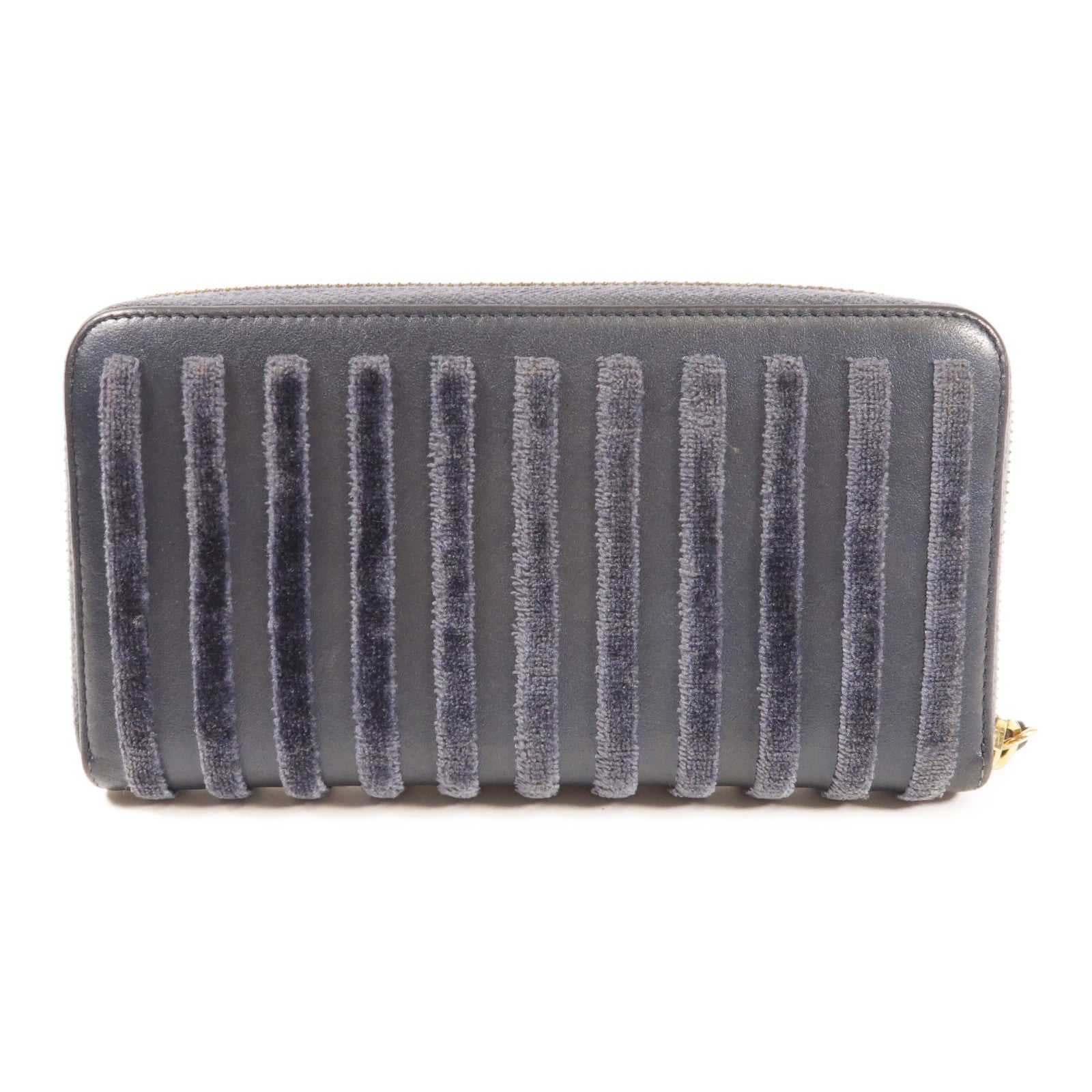 CHANEL 牛皮皮革Long Wallet金扣長錢包