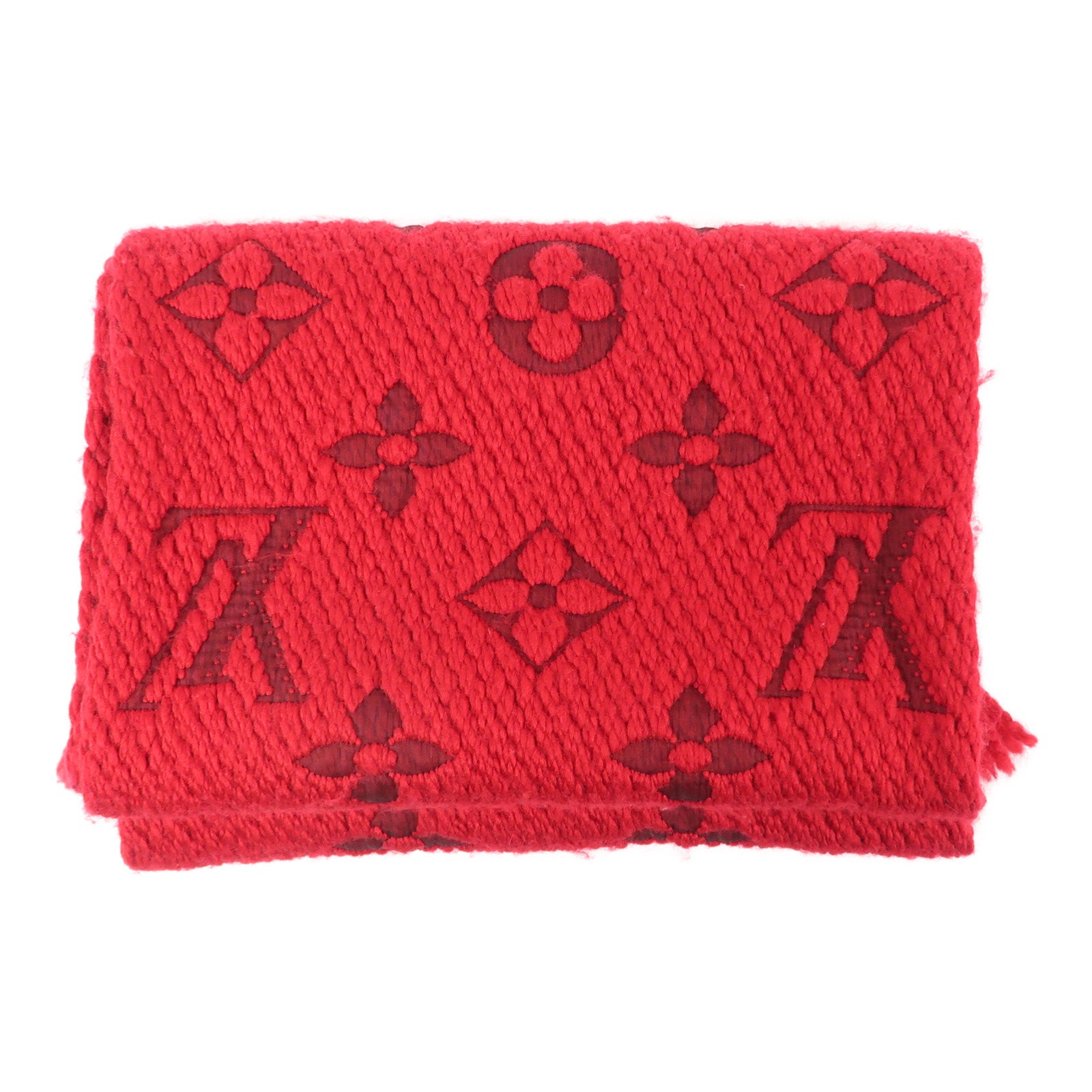 LOUIS VUITTON 羊毛/絲質Scarf圍巾