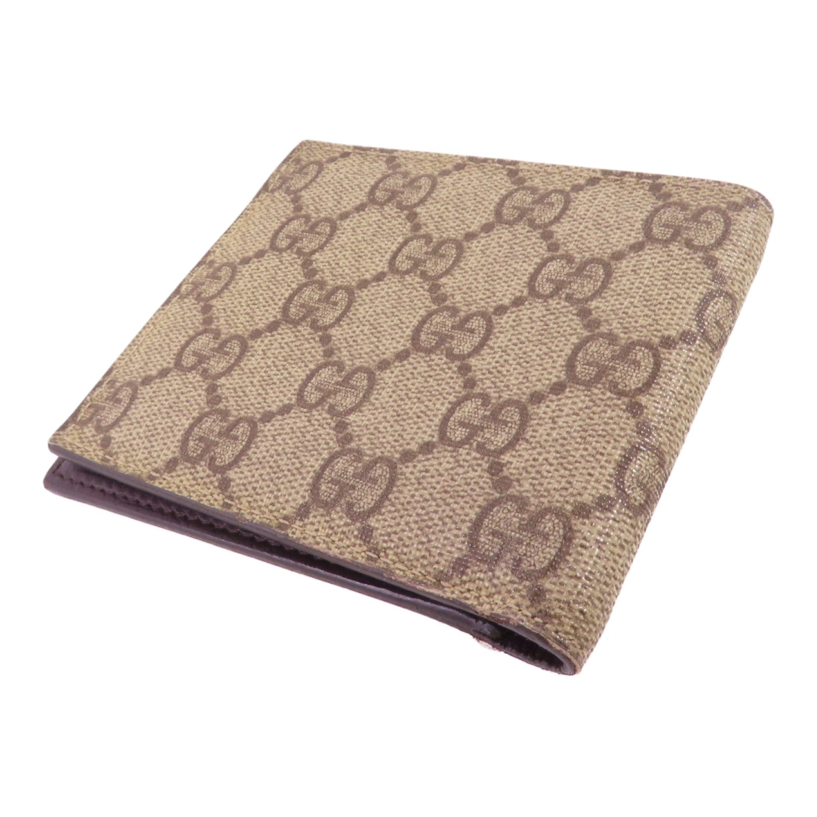 GUCCI 塗層帆布Pocketbook Short Wallet短錢包啡色