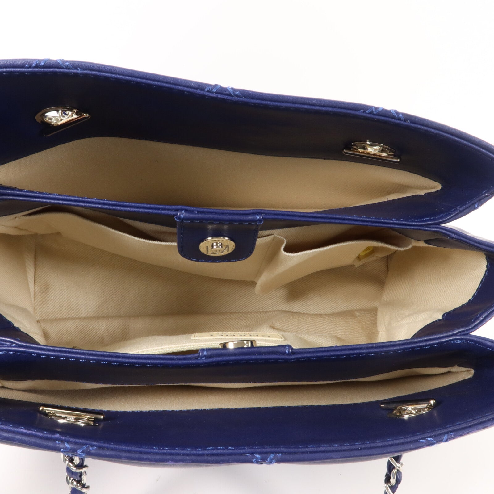 CHANEL 牛皮皮革Shoulder Bag鏈帶肩背袋