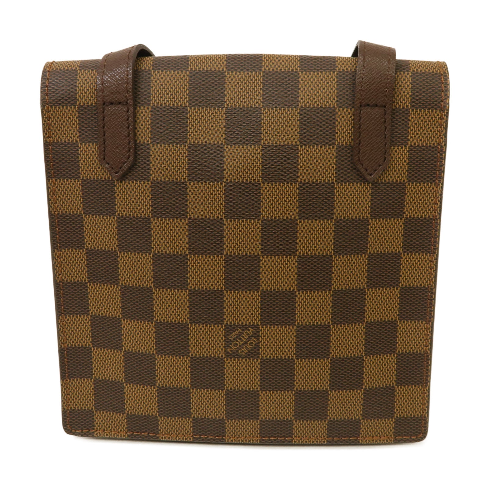 LOUIS VUITTON Damier Pimlico Shoulder Bag金扣肩背袋Ebene