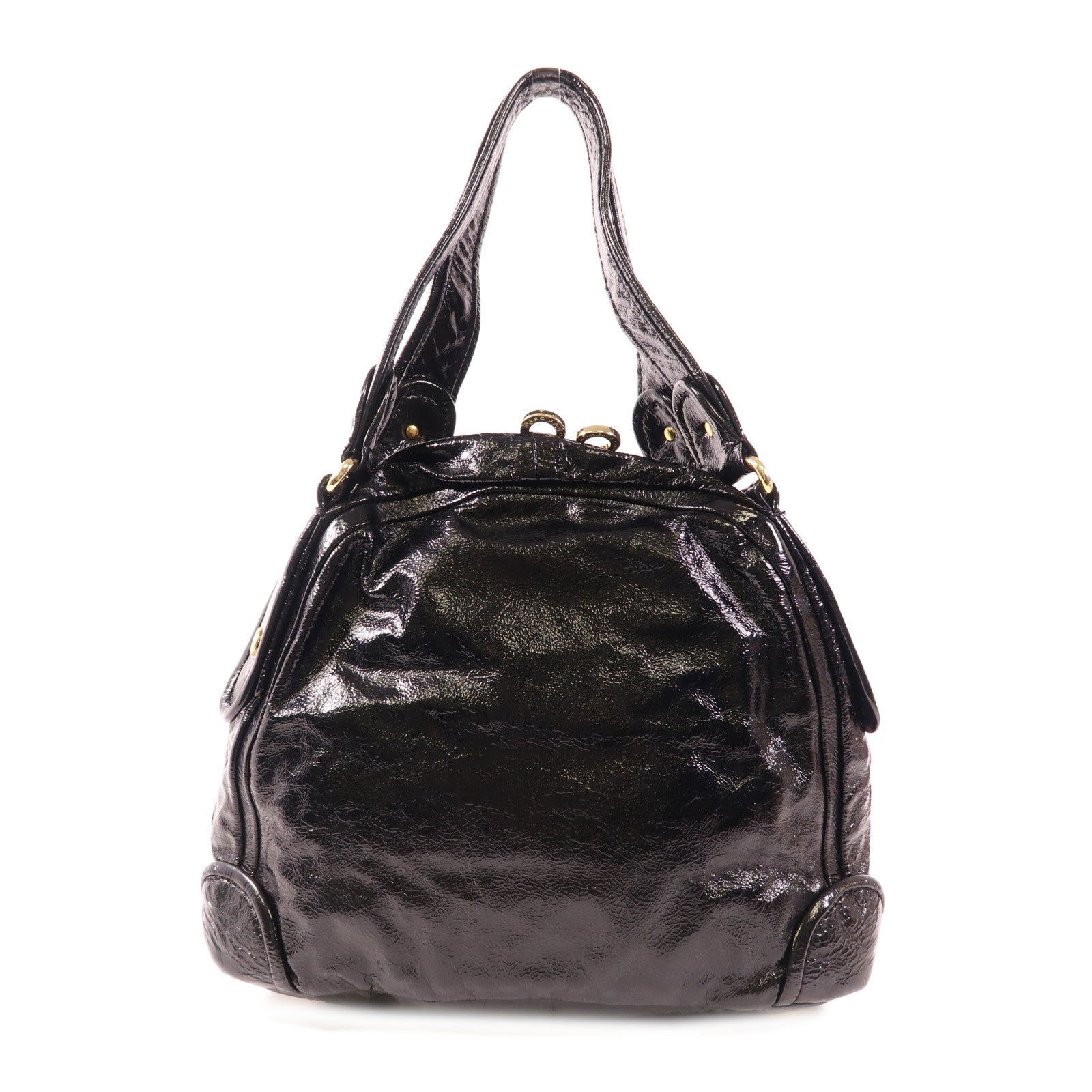 MARC JACOBS 漆皮皮革Shoulder Bag金扣肩背袋