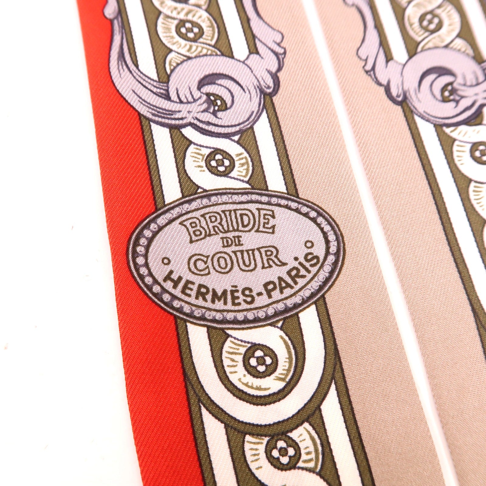 HERMES 絲質Twilly絲巾
