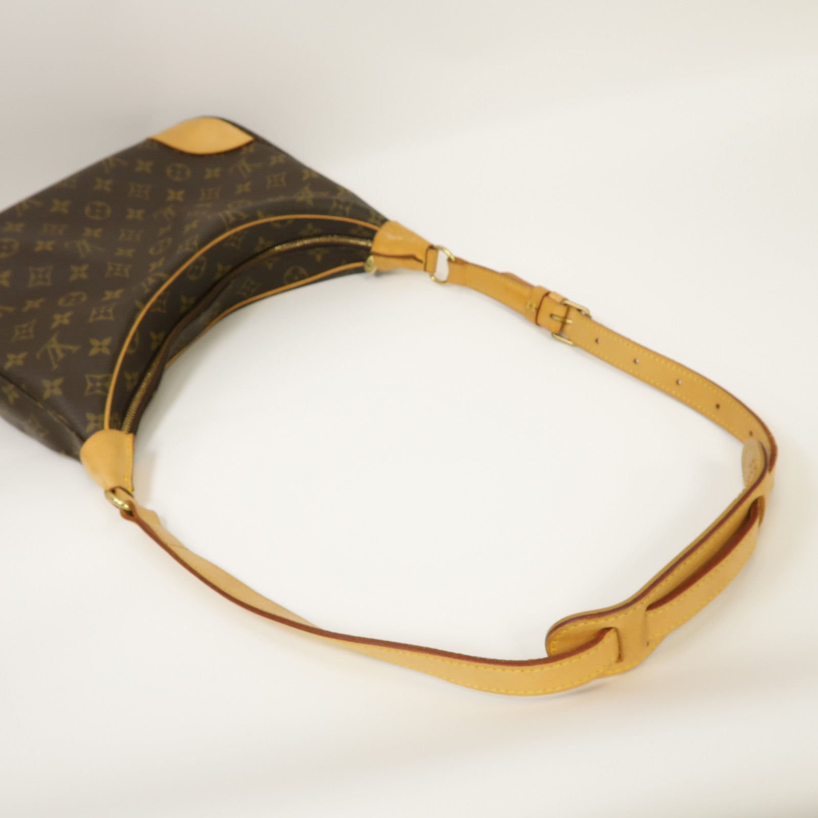 LOUIS VUITTON Monogram Boulogne 30金扣肩背袋啡色