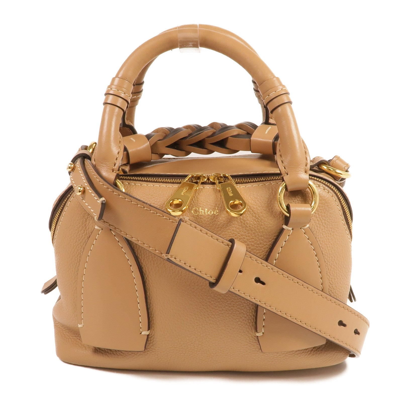 Chloe 牛皮皮革Small Daria Bag金扣手挽肩背兩用袋