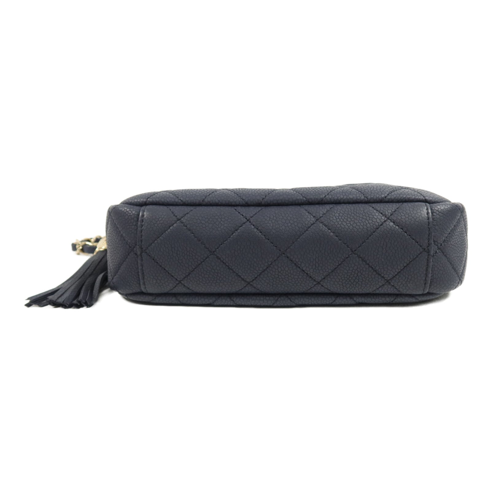 CHANEL 牛皮皮革Camera Bag鏈帶肩背袋