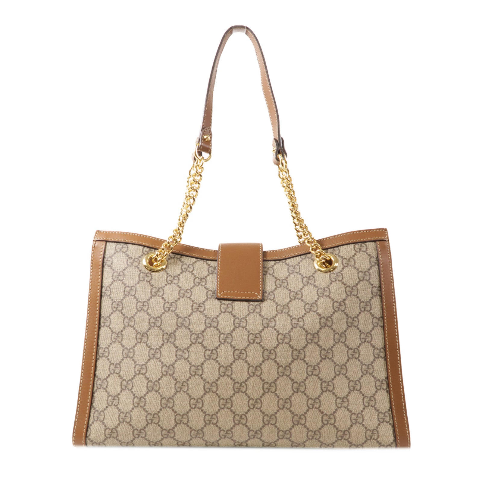 GUCCI 塗層帆布Padlock金扣肩背袋