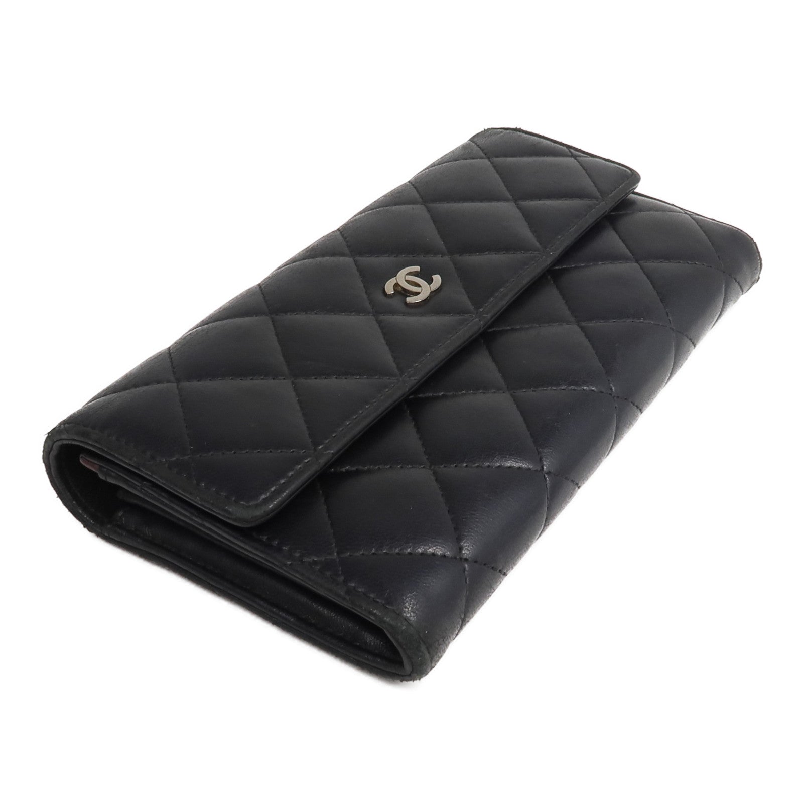 CHANEL 羊皮皮革Classic Long Wallet長錢包