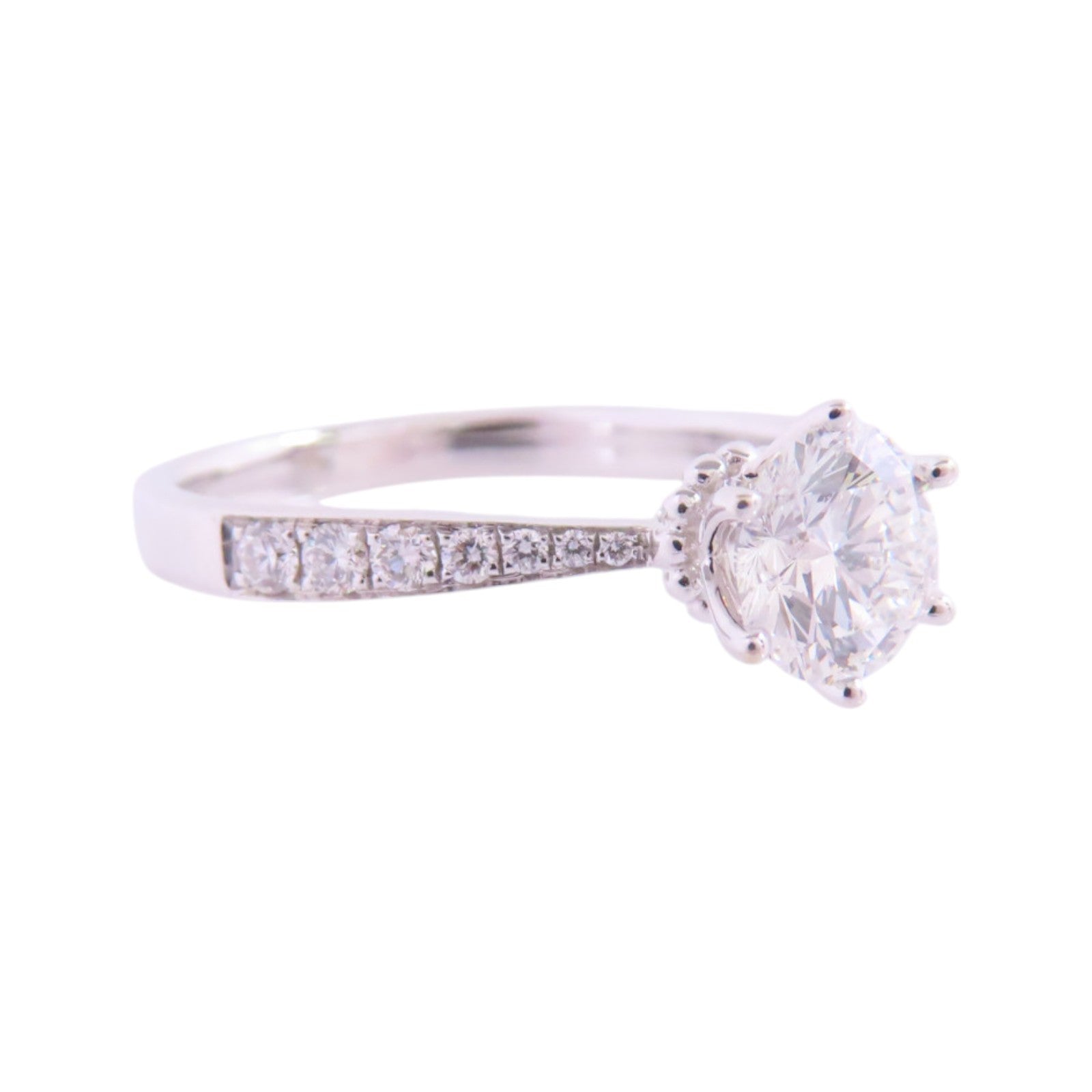 JEWELRY 18K白金/鑽石Diamond Ring戒指US#7.75