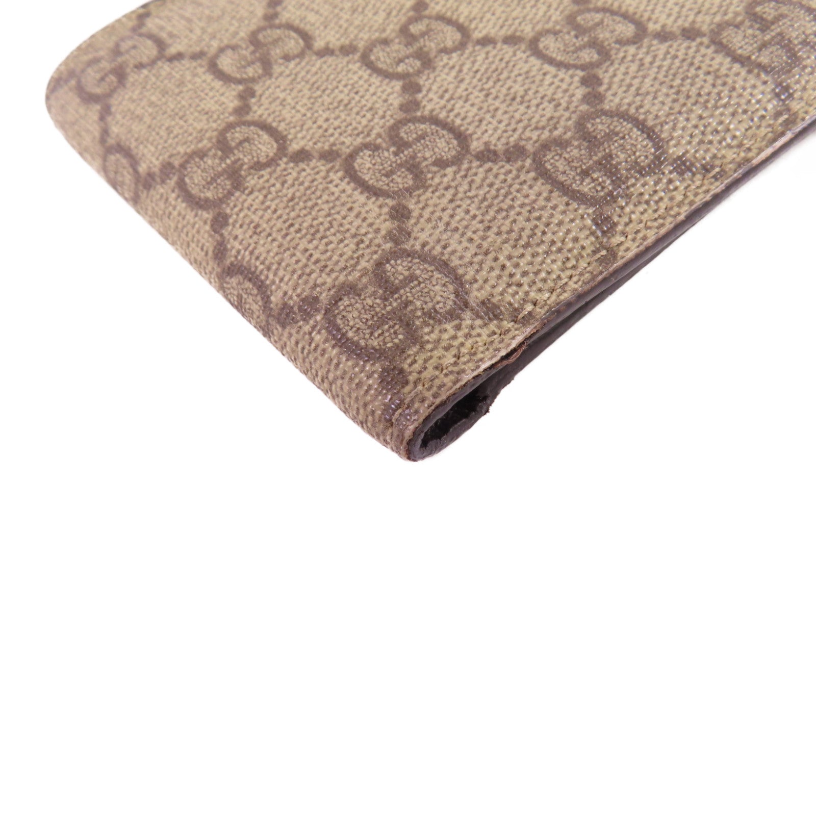 GUCCI 塗層帆布Pocketbook Short Wallet短錢包啡色