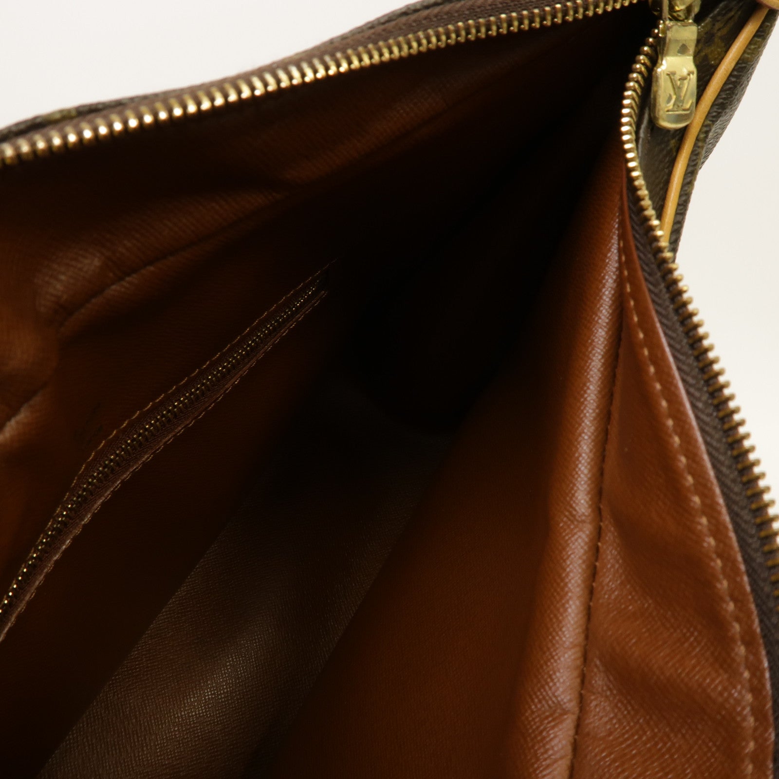 LOUIS VUITTON Monogram Boulogne 30金扣肩背袋啡色