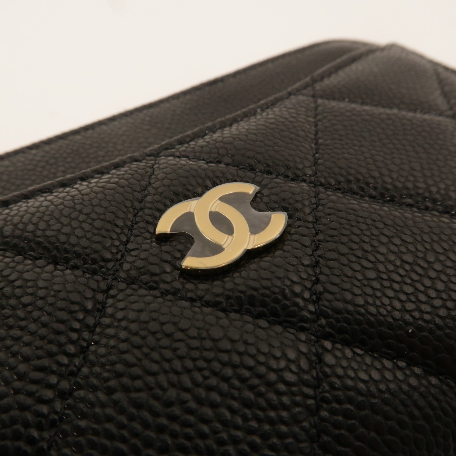 CHANEL 牛皮皮革Zipped Card Case卡片套
