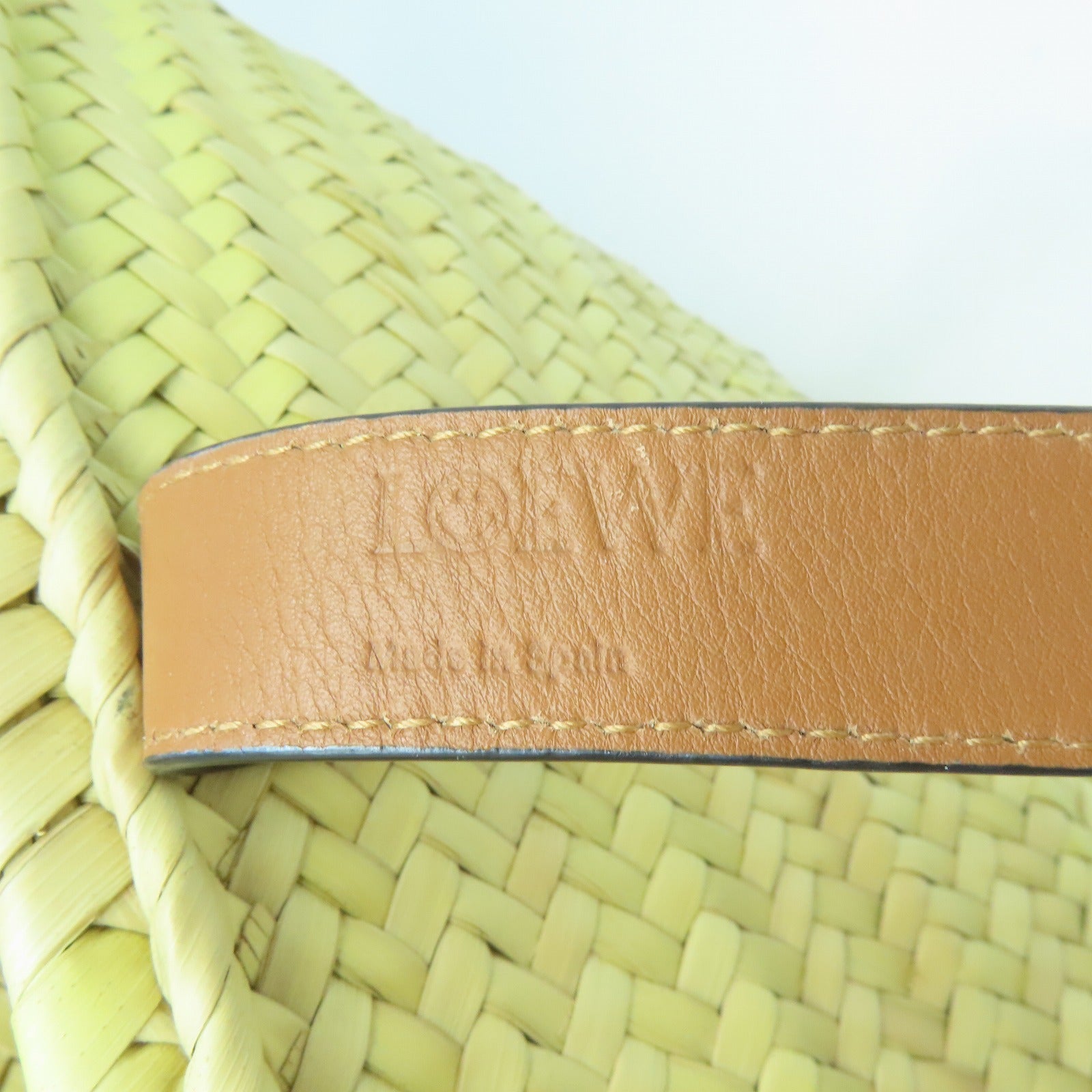 LOEWE 【激減優惠】藤料Tote Bag手挽袋啡色