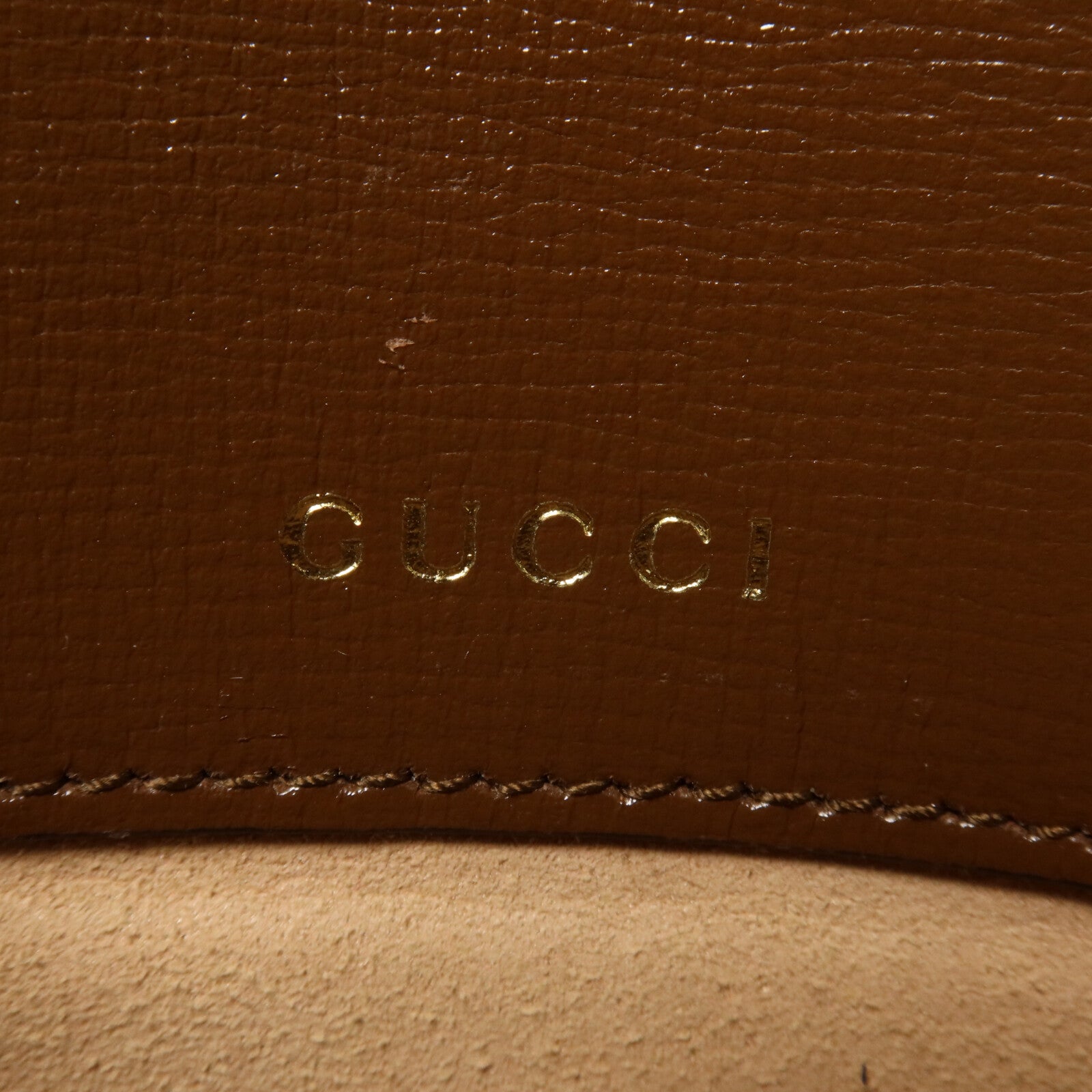 GUCCI 塗層帆布Horsebit 1955肩背袋