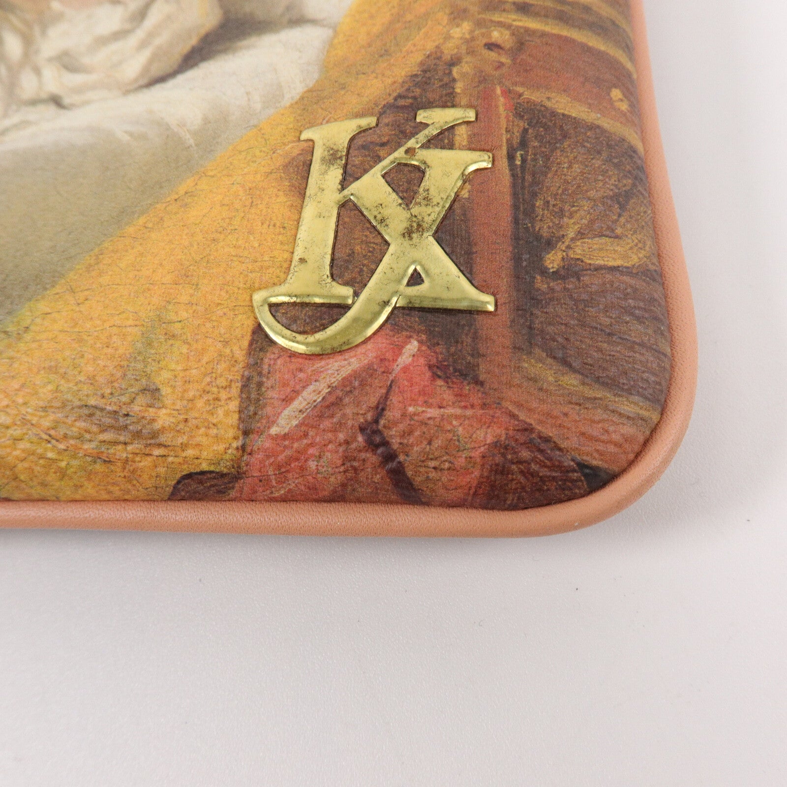 LOUIS VUITTON 牛皮皮革Pochette Plat Fragonard鏈帶肩背袋
