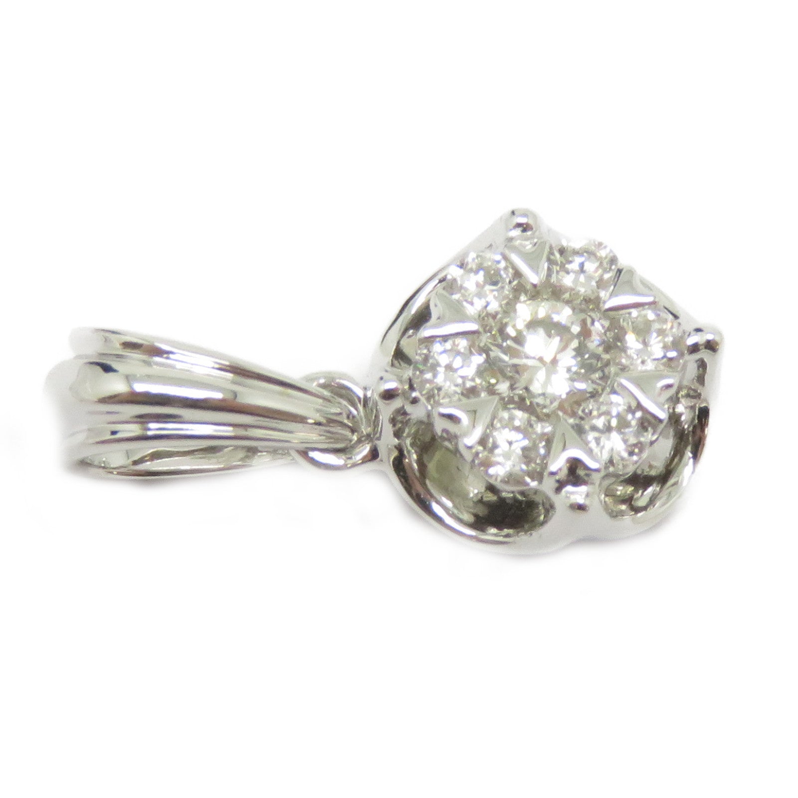 JEWELRY 18K白金Pendant Top鑽石吊墜