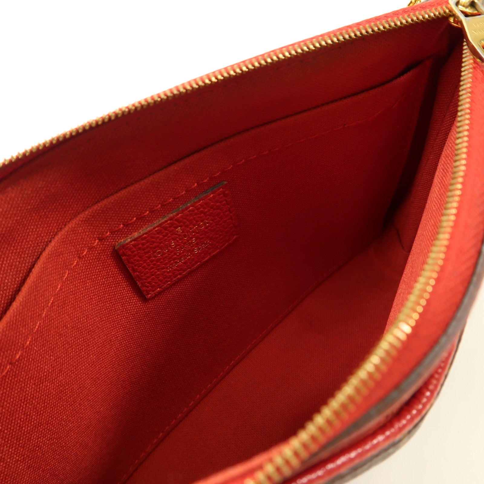 LOUIS VUITTON Monogram Pallas Clutch金扣鏈帶手挽肩背兩用袋