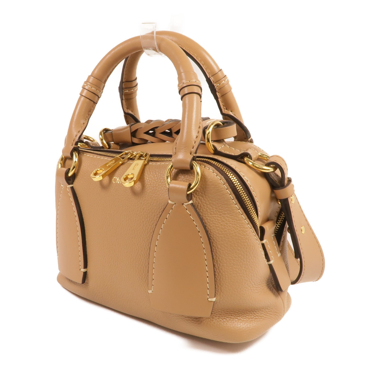 Chloe 牛皮皮革Small Daria Bag金扣手挽肩背兩用袋