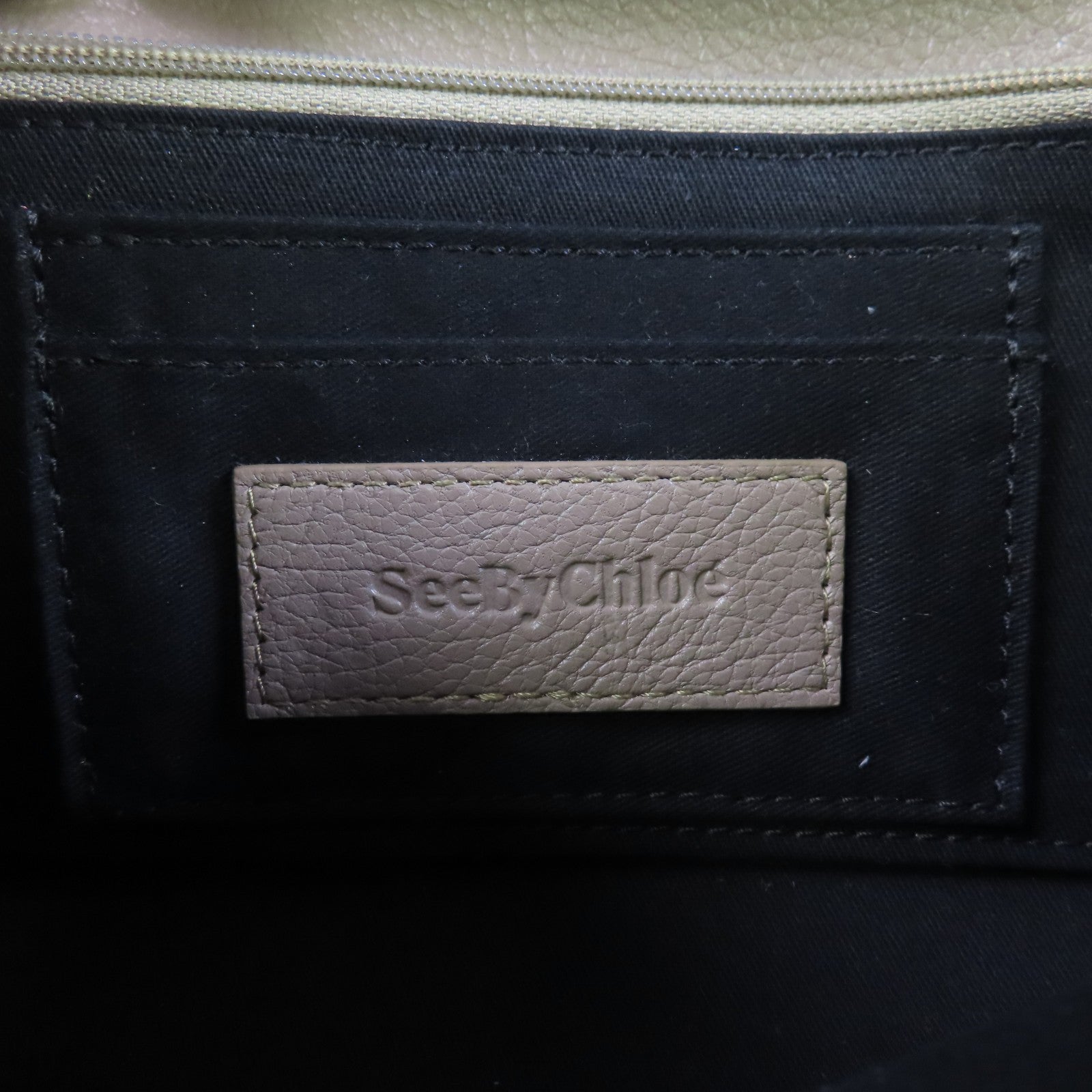Chloe 牛皮皮革Chain Shoulder Bag金扣鏈帶肩背袋